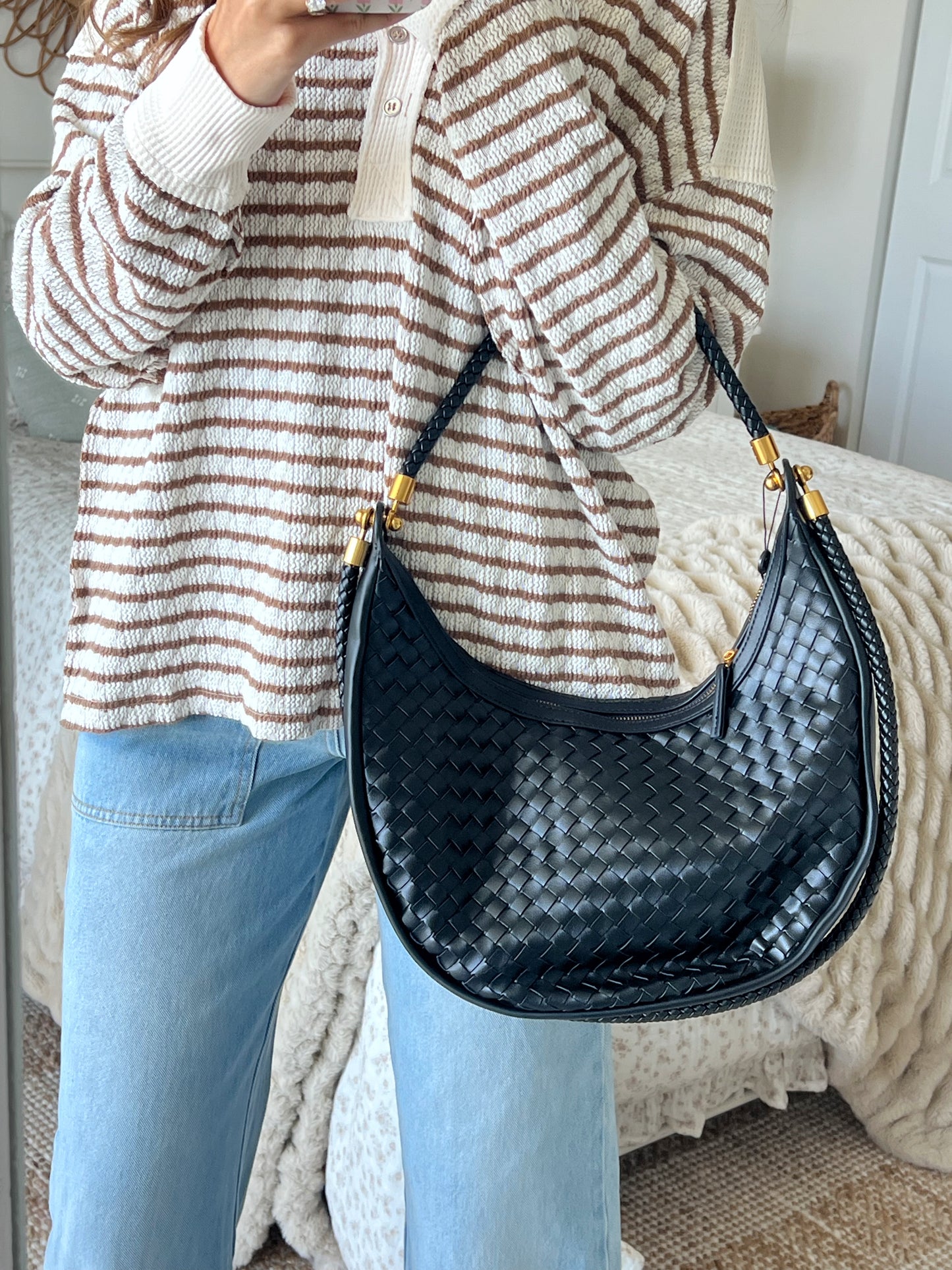 REMI SHOULDER BAG - BLACK