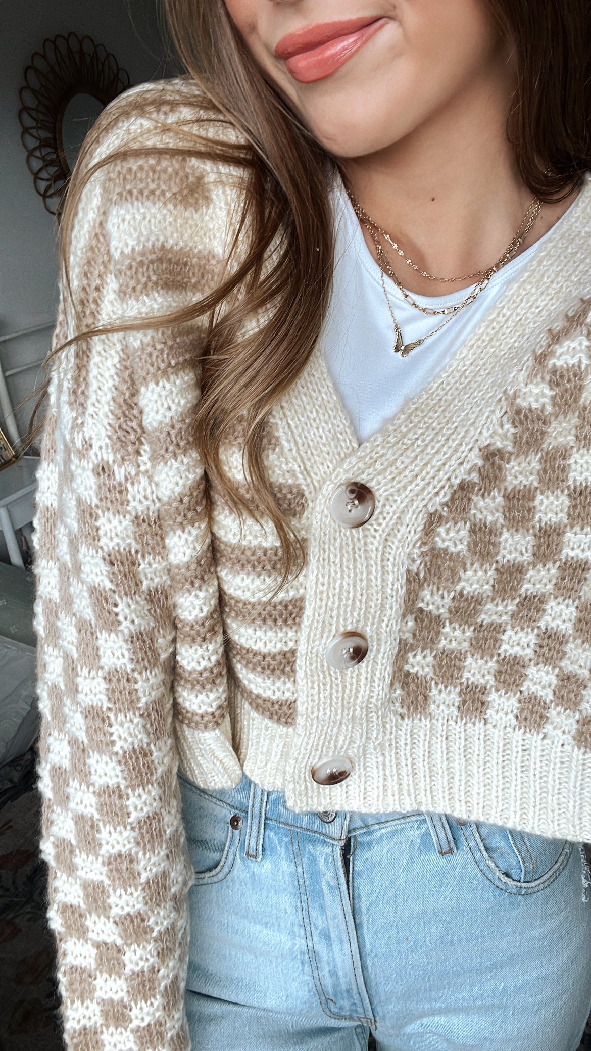 MIXED NEUTRAL CARDI