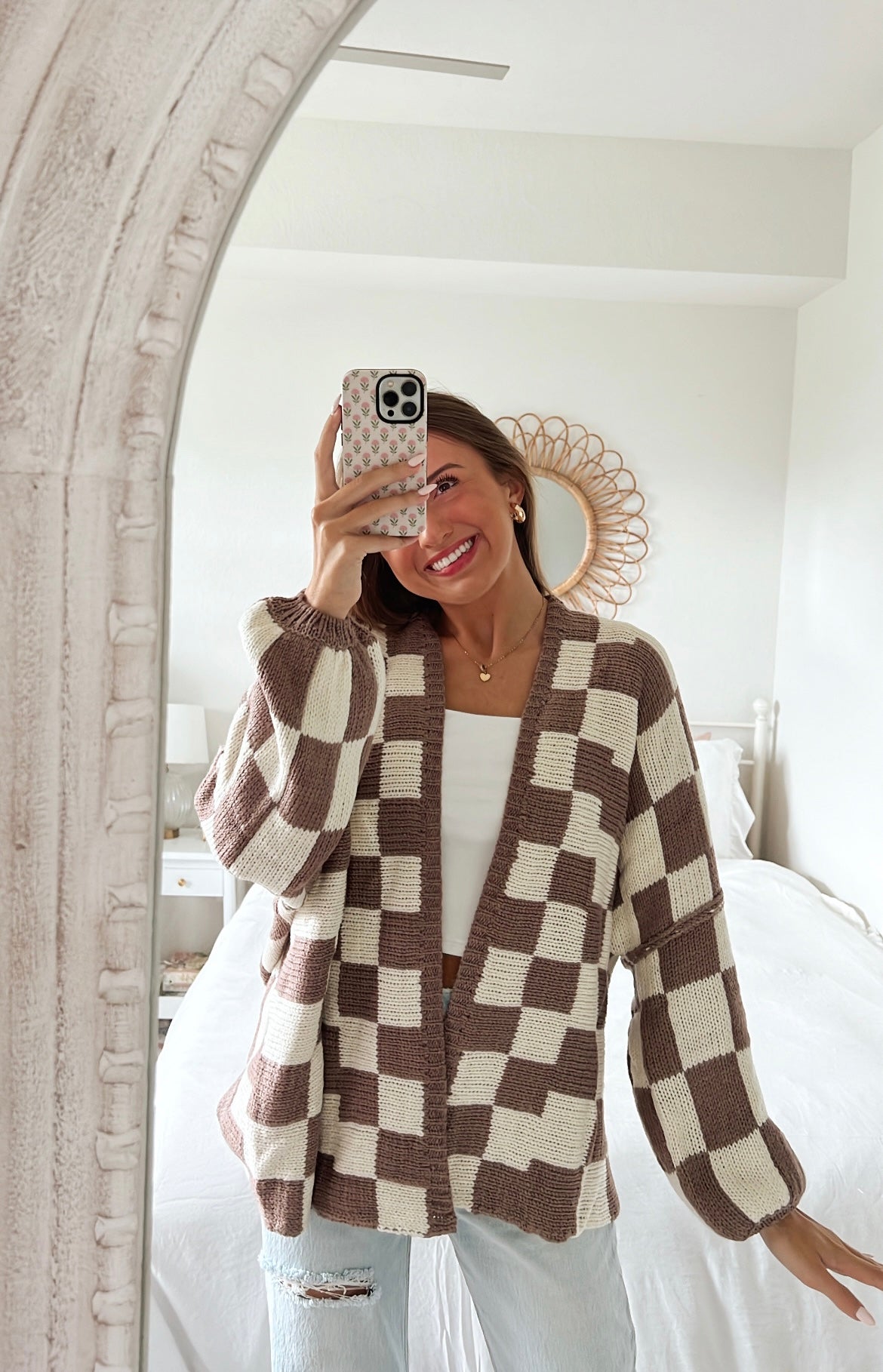 LOLA CARDIGAN - BROWN