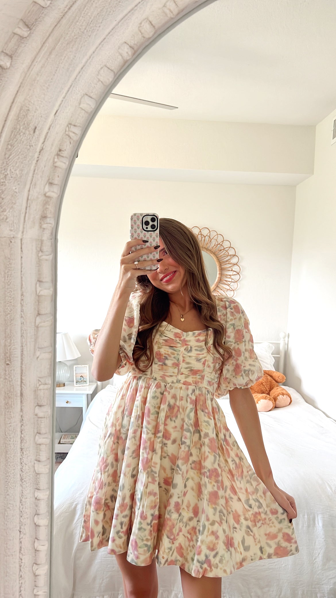 SOPHIA FLORAL MINI DRESS