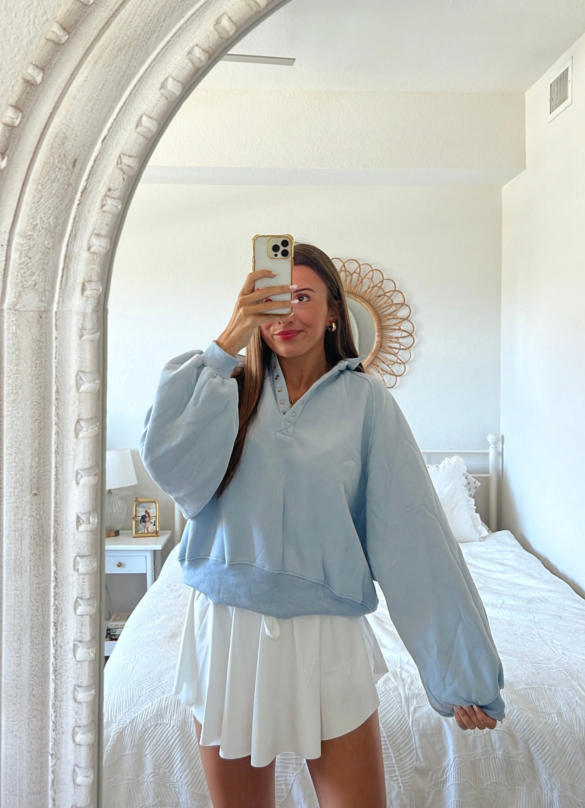 SUNDAY PULLOVER - BABY BLUE