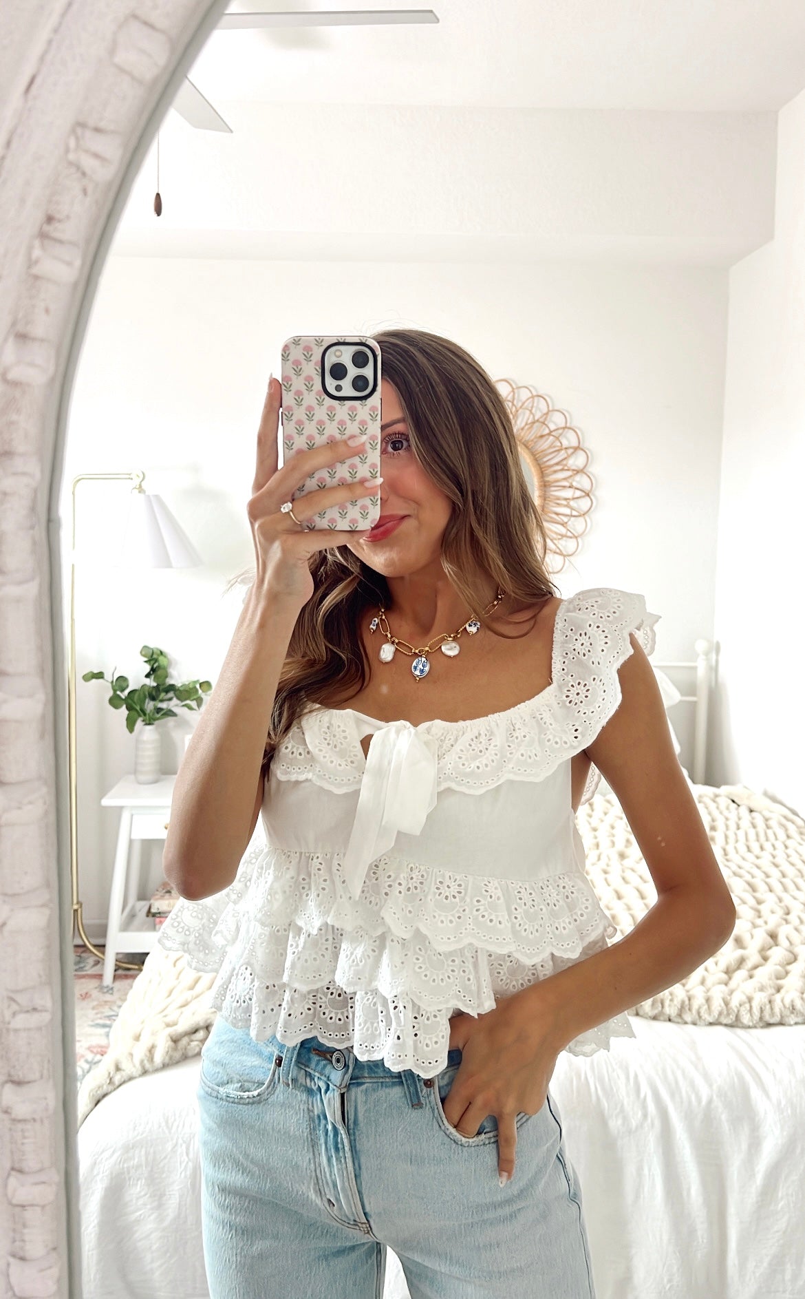 MAISEY RUFFLE TOP