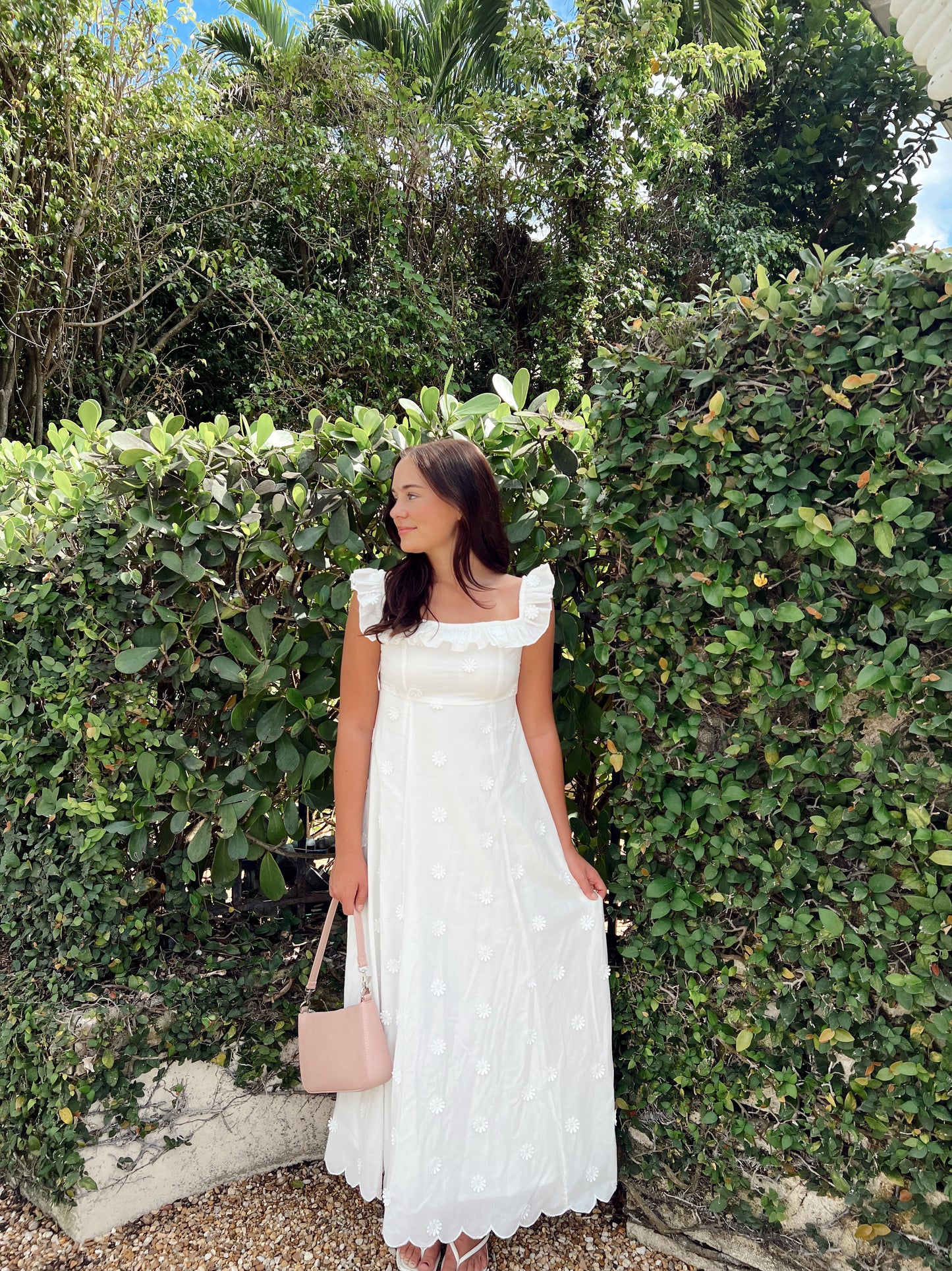 FLOWER GIRL DITSY MAXI DRESS