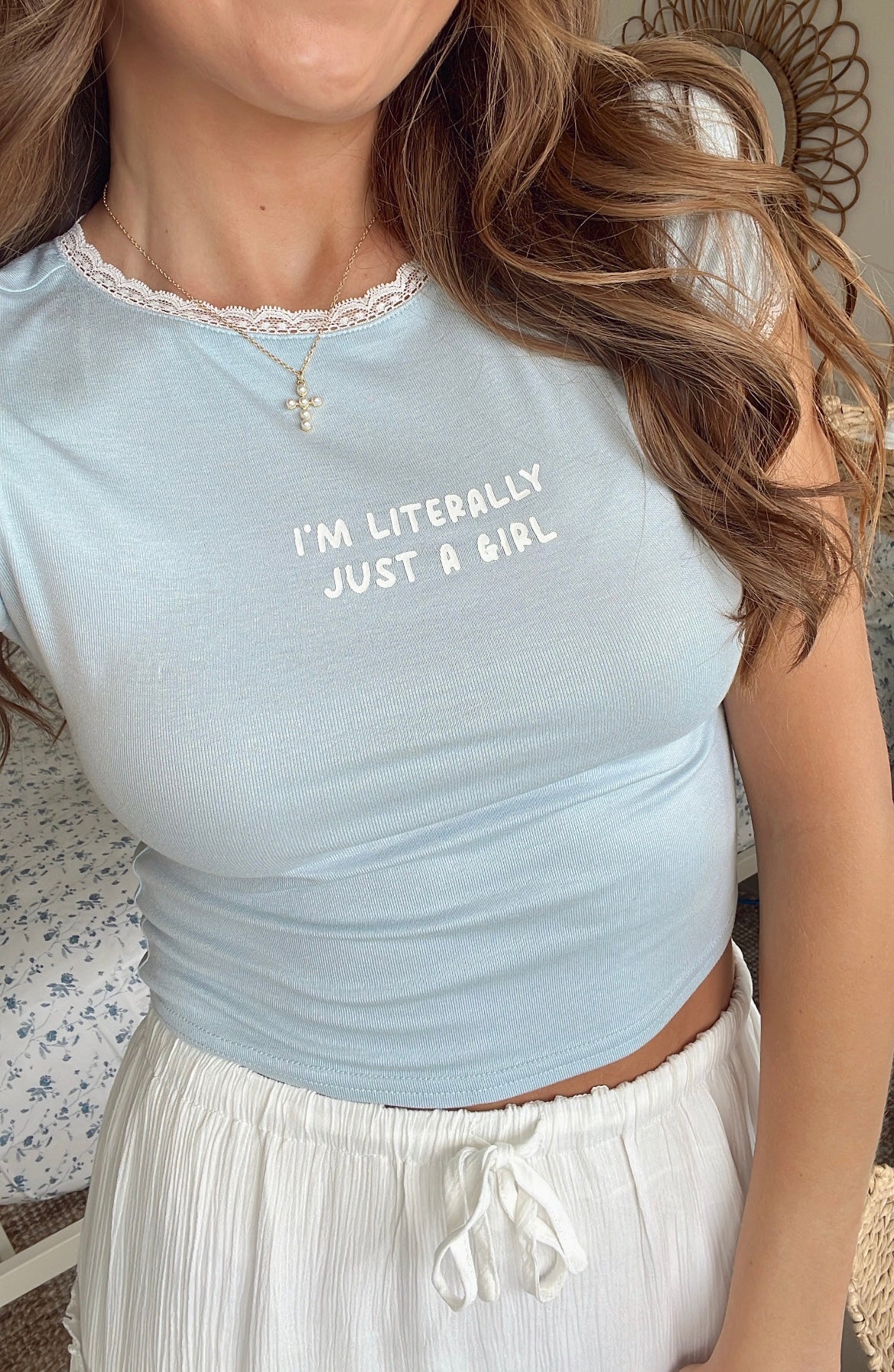 'JUST A GIRL' BABY TEE