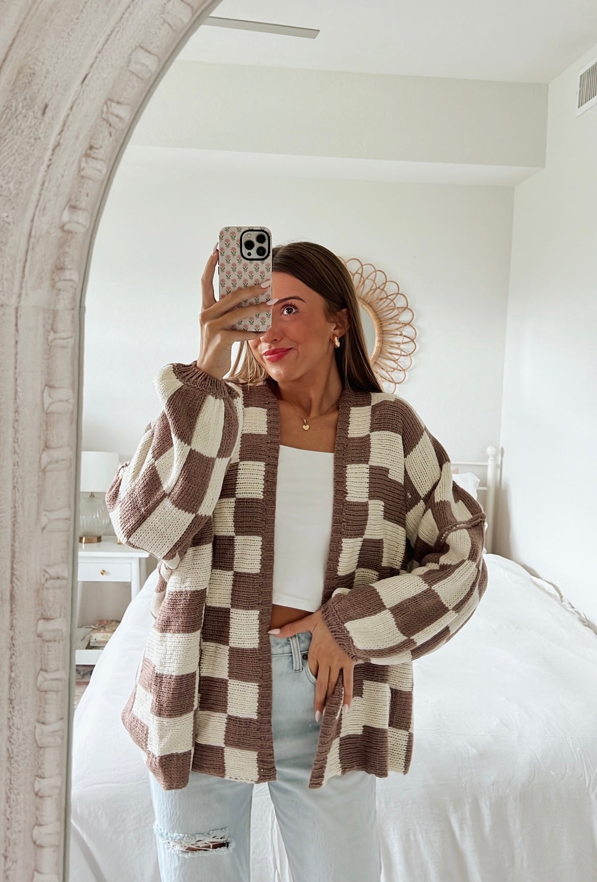 LOLA CARDIGAN - BROWN