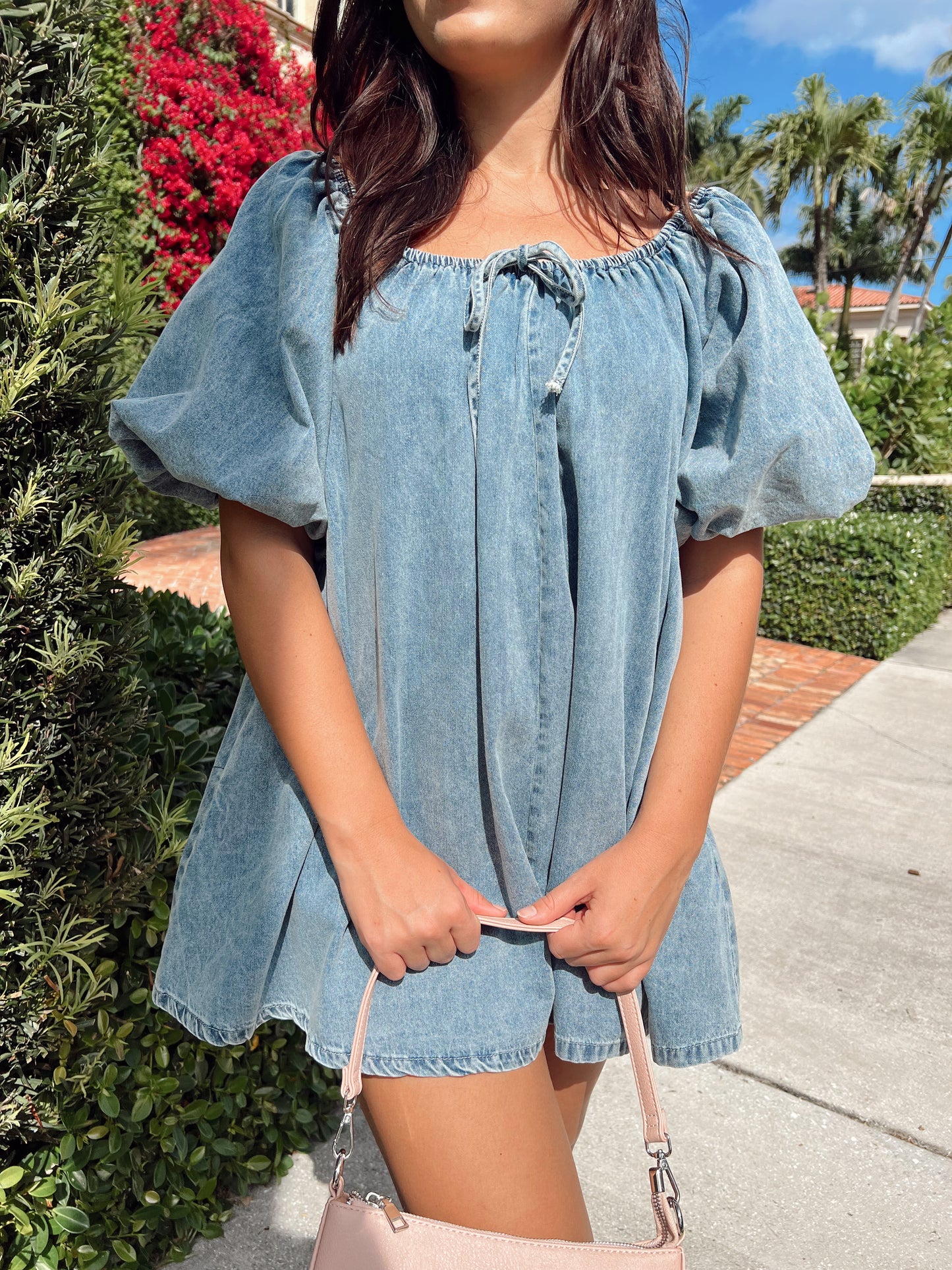 ISABELLA DENIM ROMPER