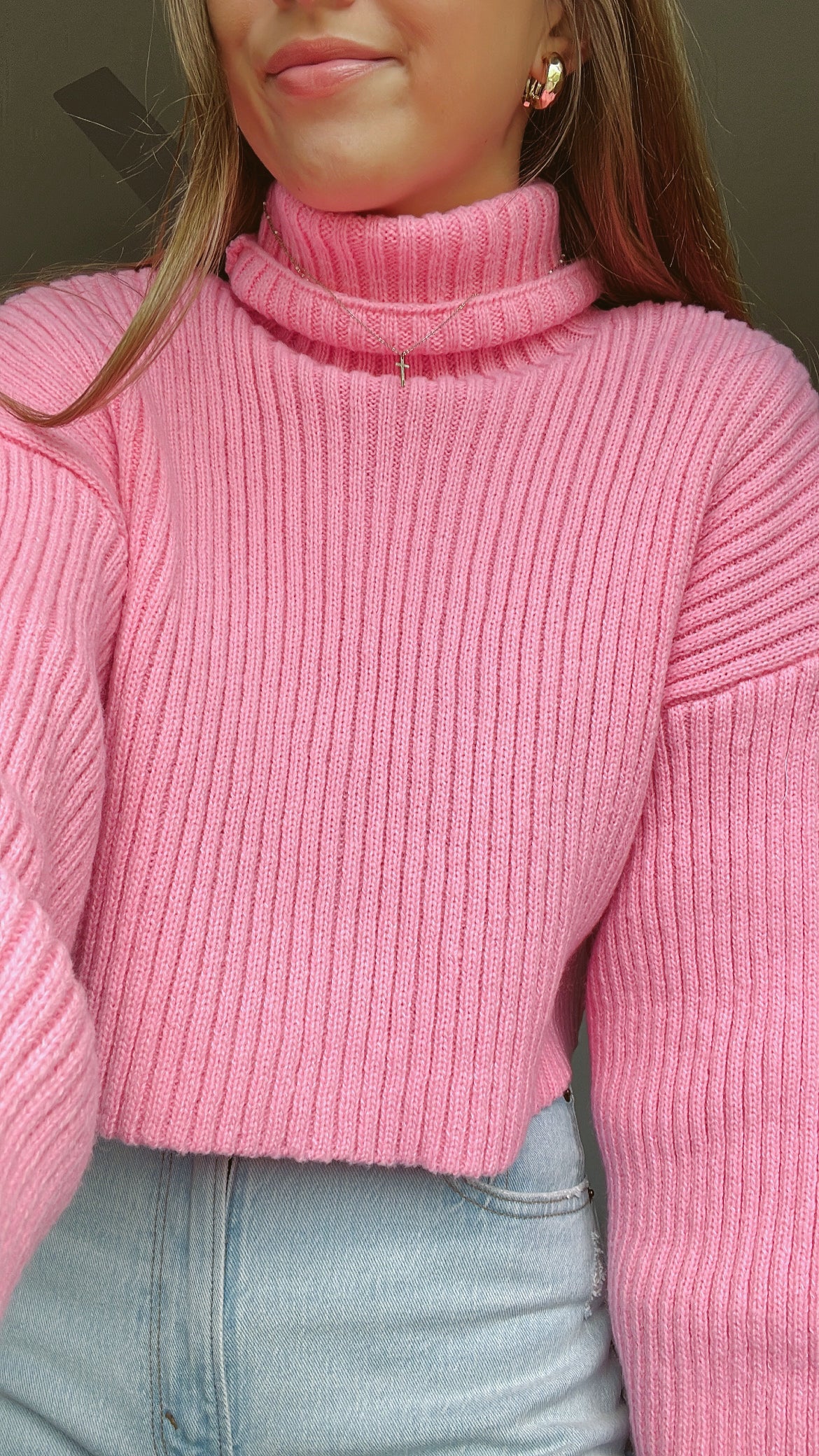 BARBIE CROPPED KNIT