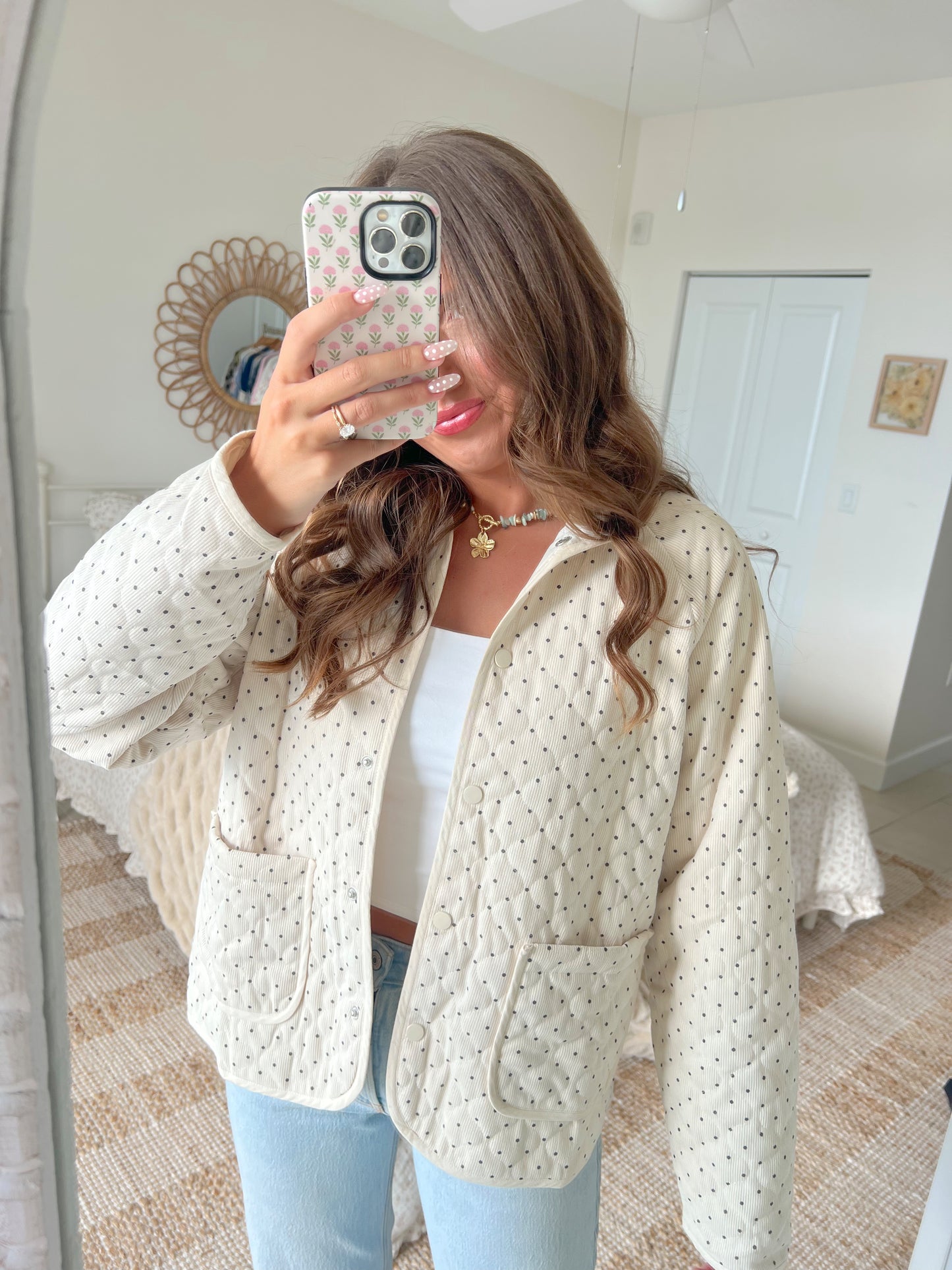 DOTTIE QUILTED JACKET