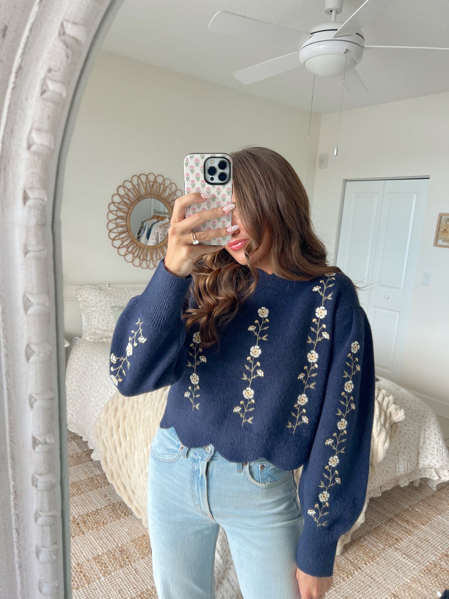 HONEY GIRL KNIT - NAVY