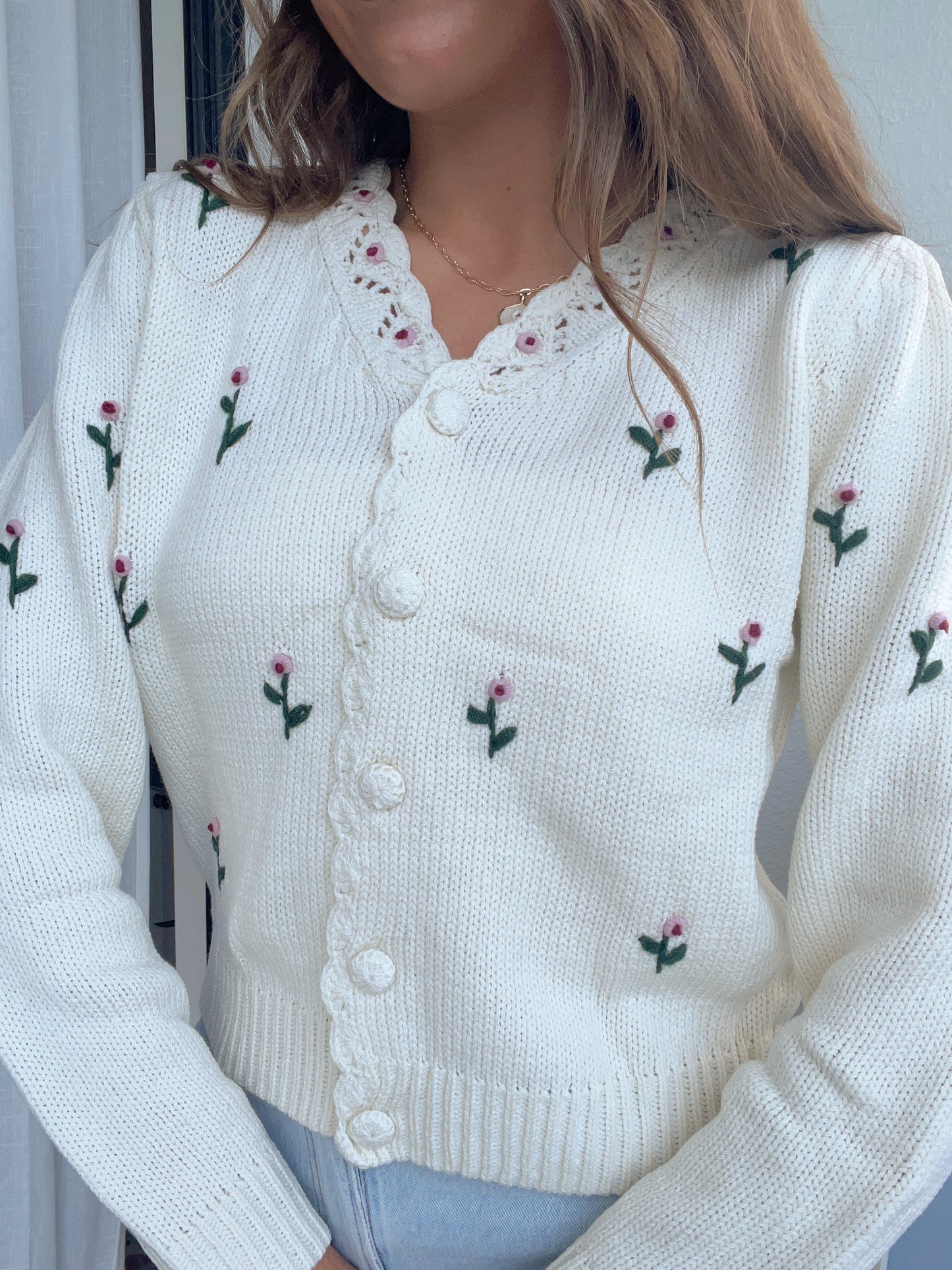 MAGNOLIA TULIP CARDI