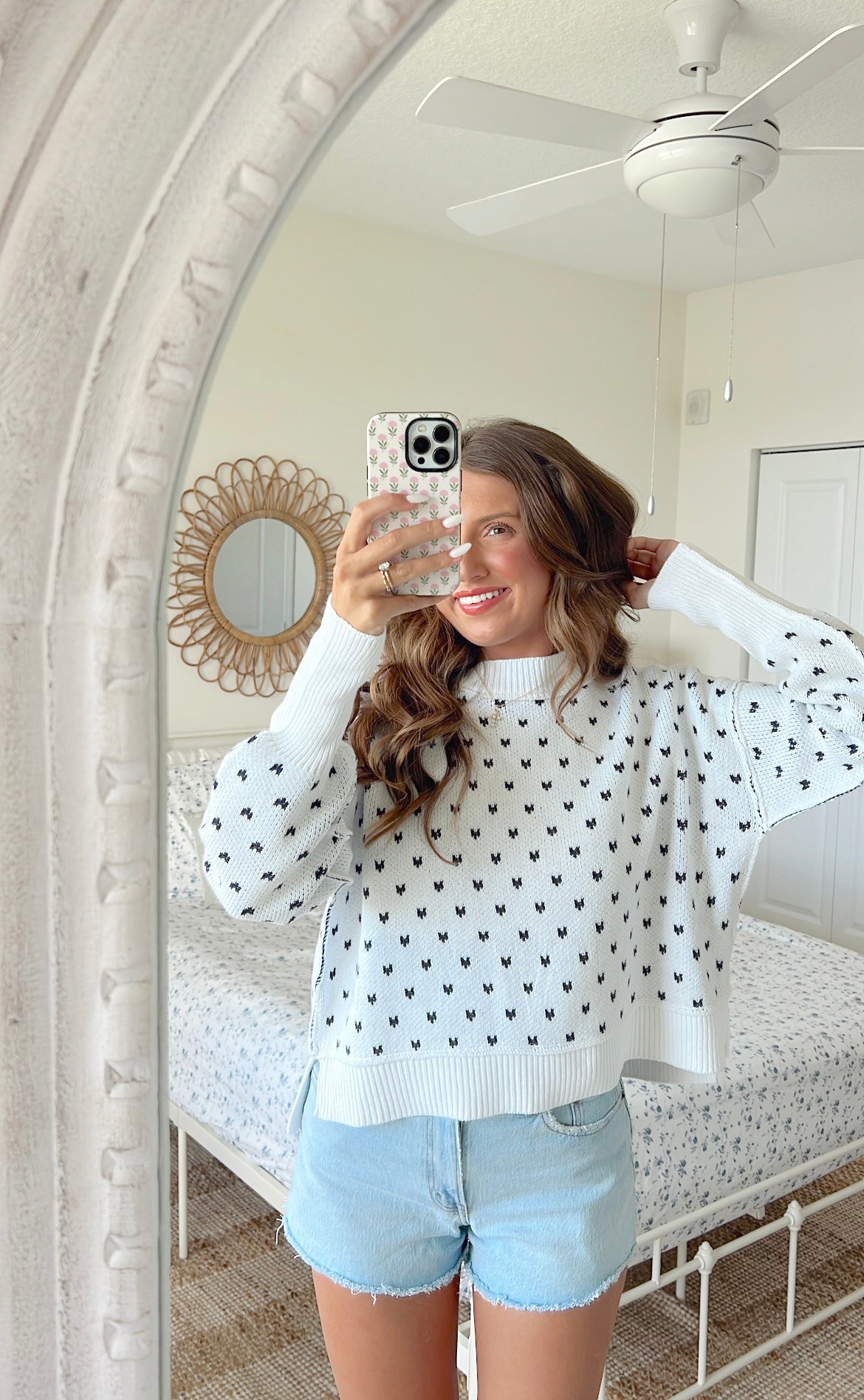AMERICA'S SWEETHEART KNIT - NAVY & IVORY