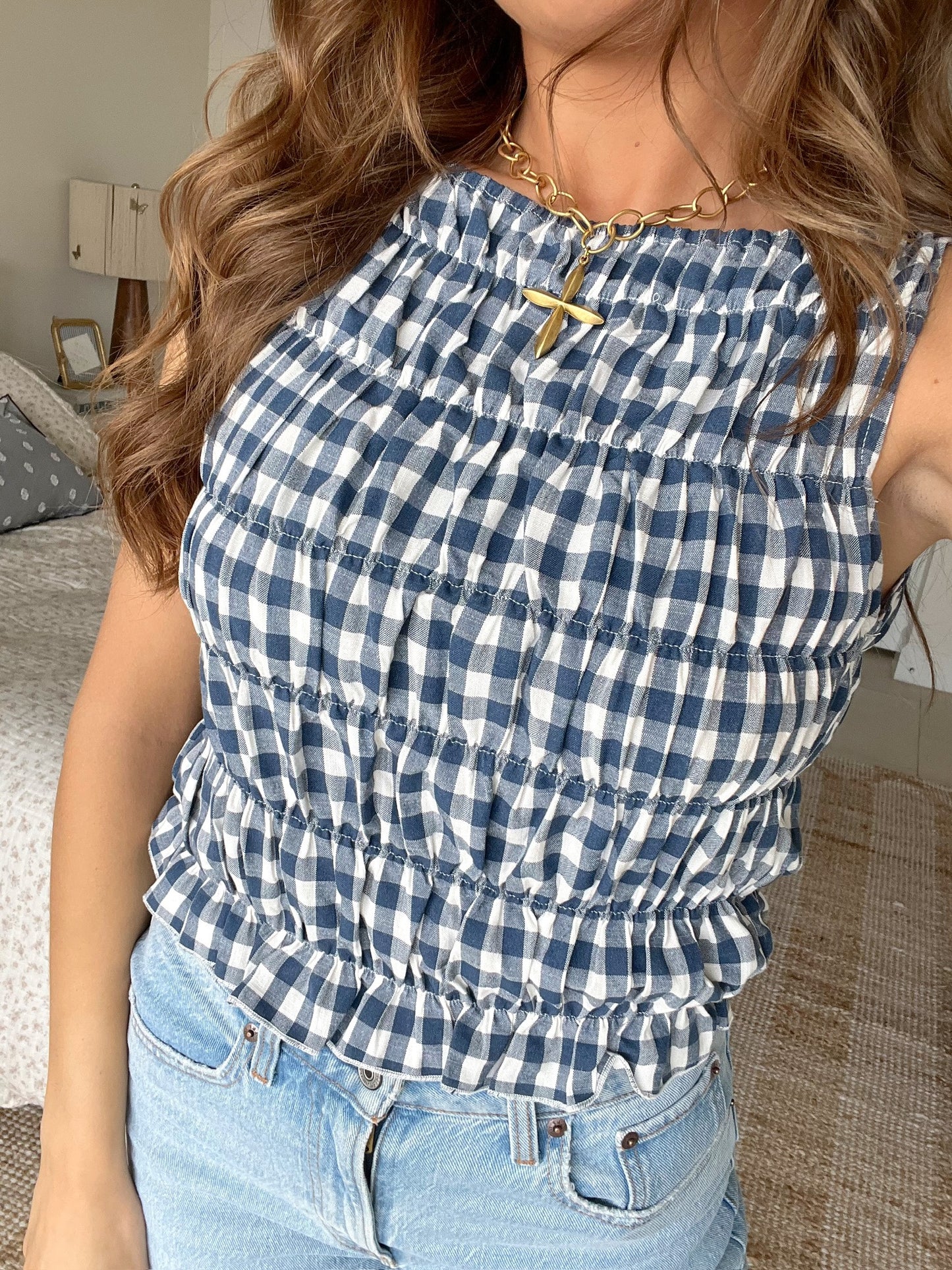 ORCHARD TANK - GINGHAM