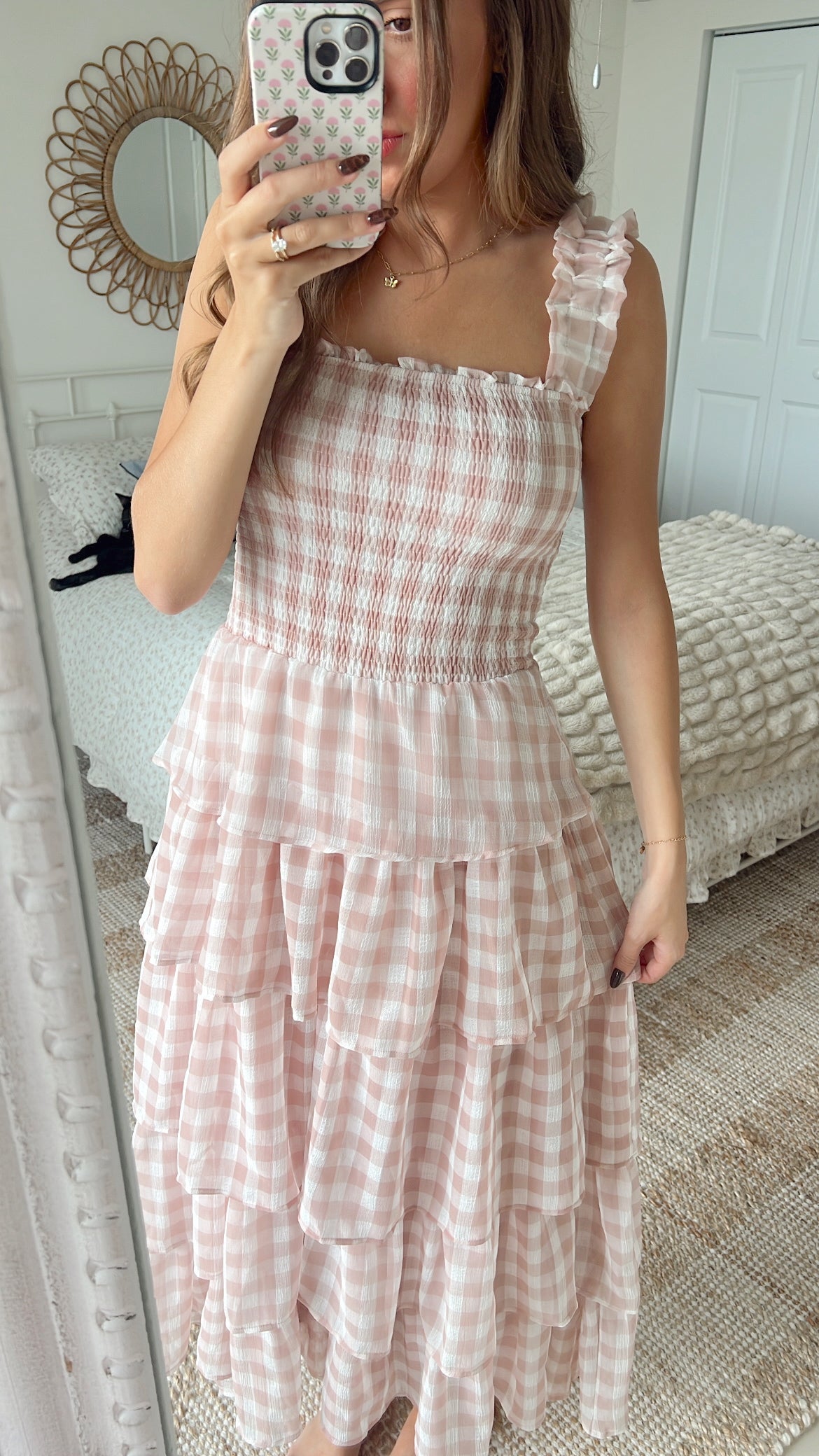 ELLIE GINGHAM MAXI DRESS