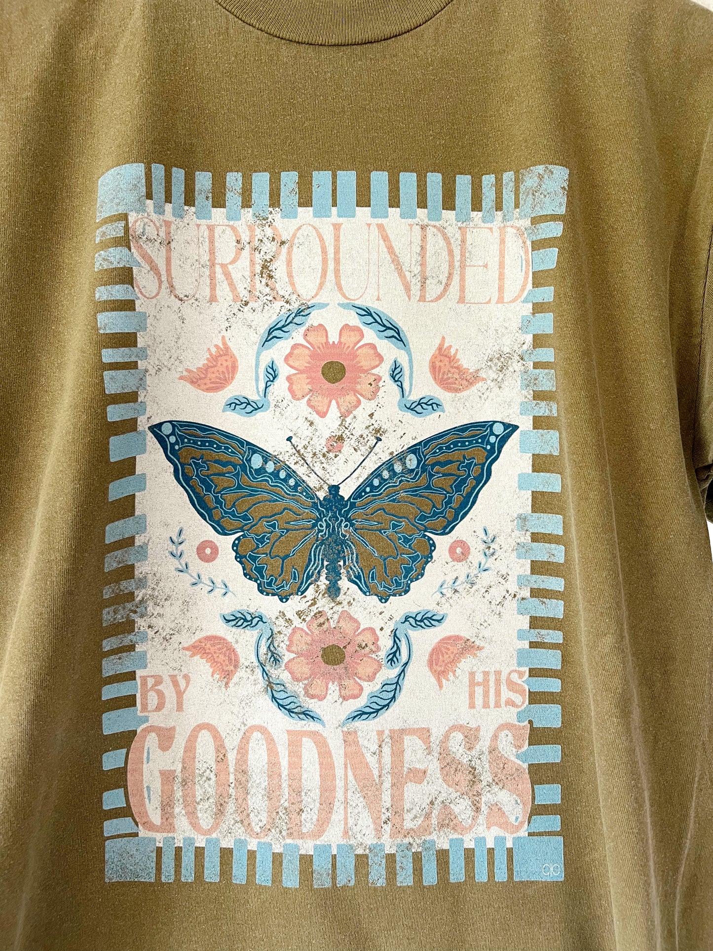 'SURROUNDED BY HIS GOODNESS' GRAPHIC