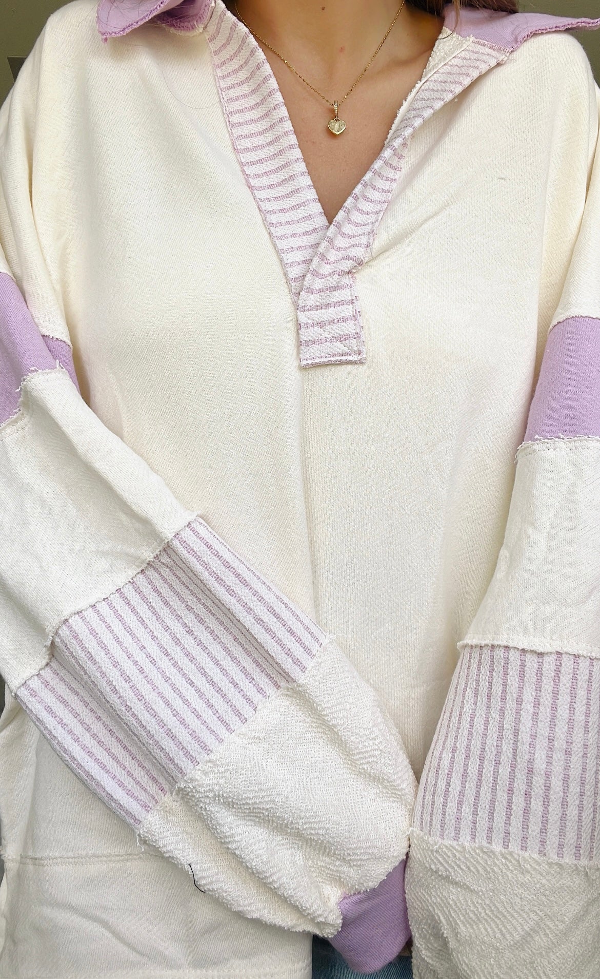 IVY CREWNECK - LAVENDER