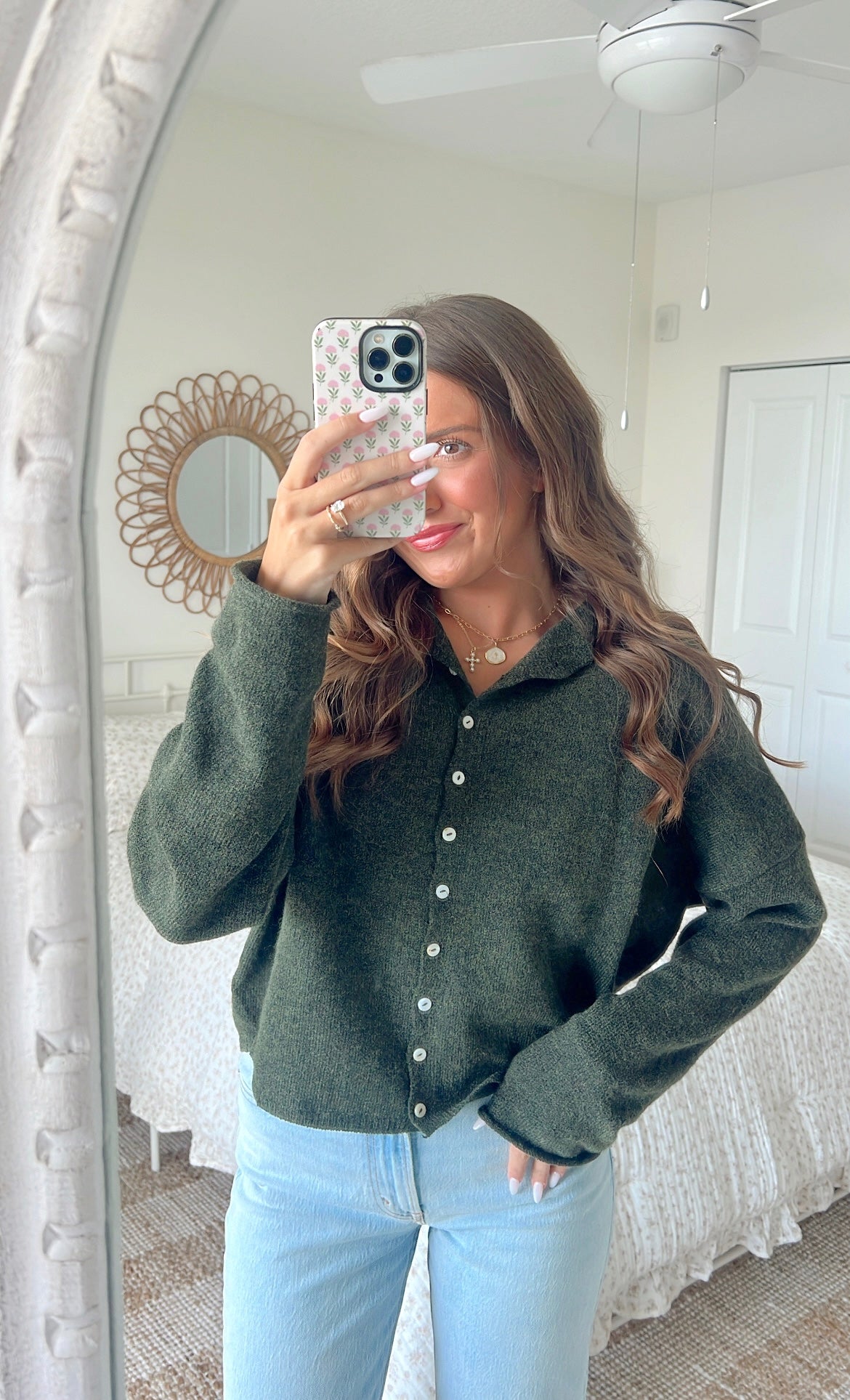 CHURCH GIRL KNIT - OLIVE