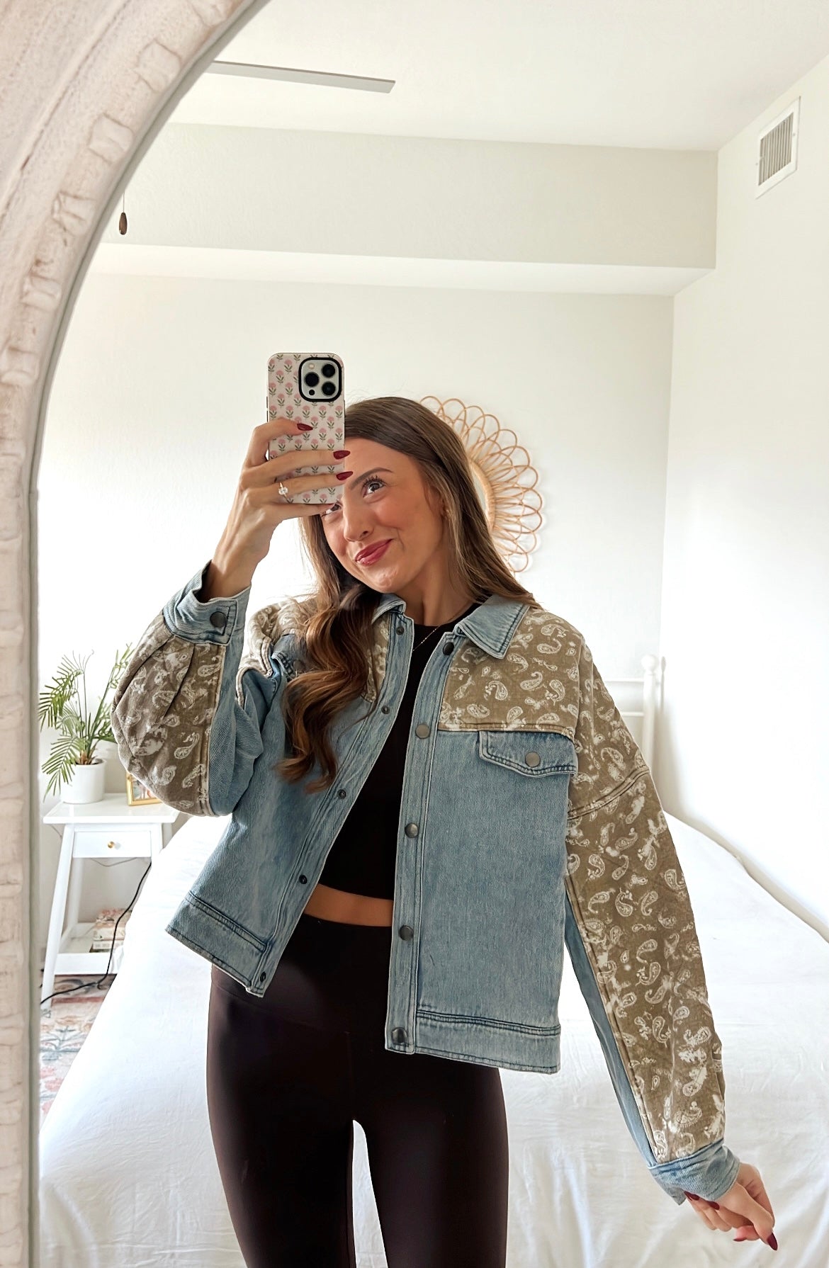 PAISLEY DENIM JACKET