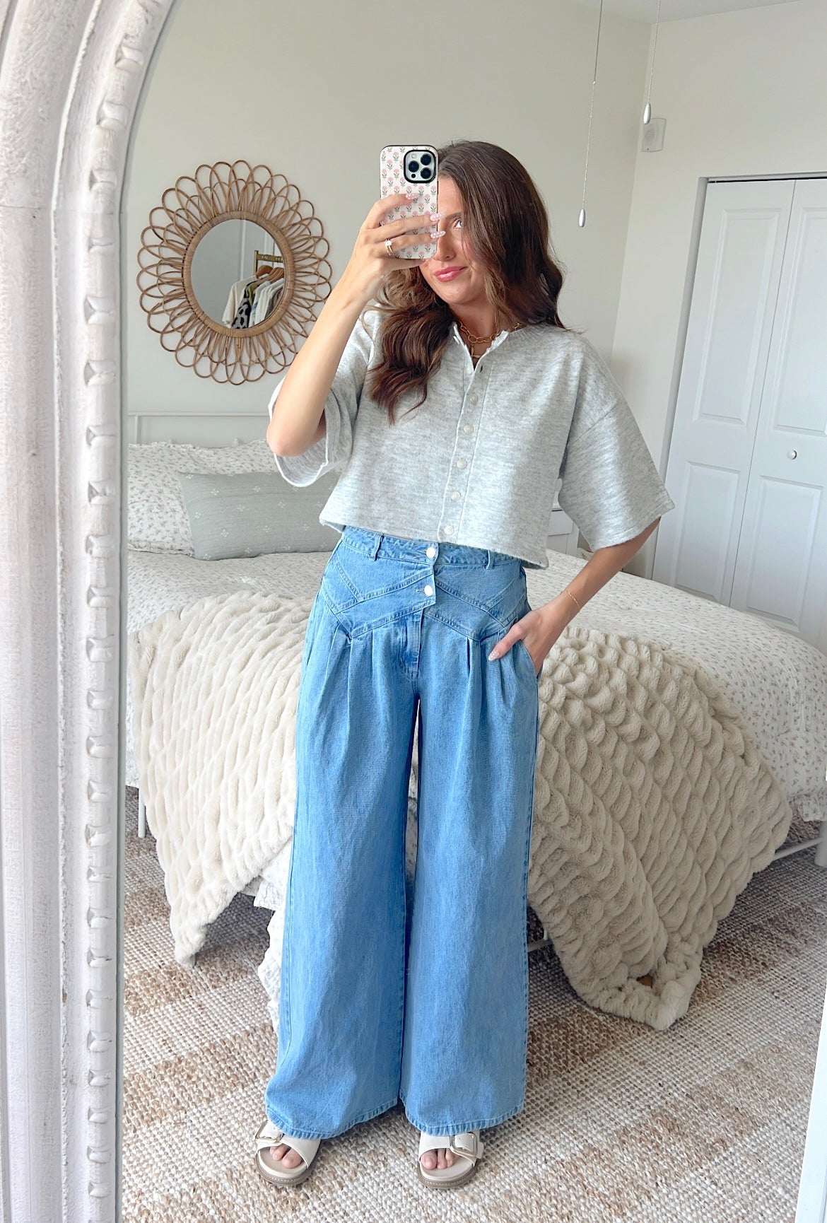 CHLOE WIDELEG JEANS