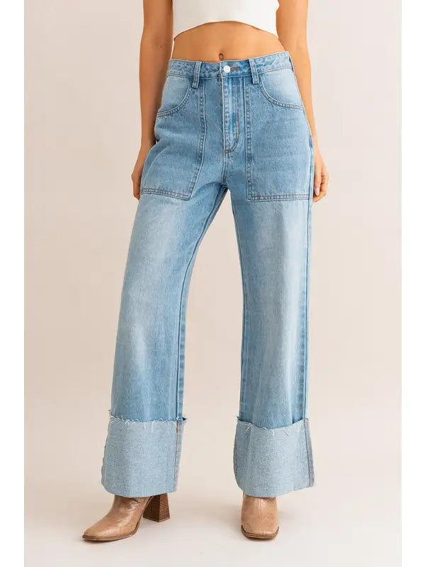 FLORA WIDECUT JEANS