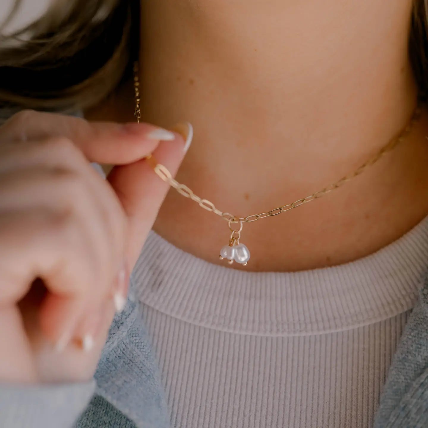 'MADE IN HIS IMAGE' CHARM NECKLACE