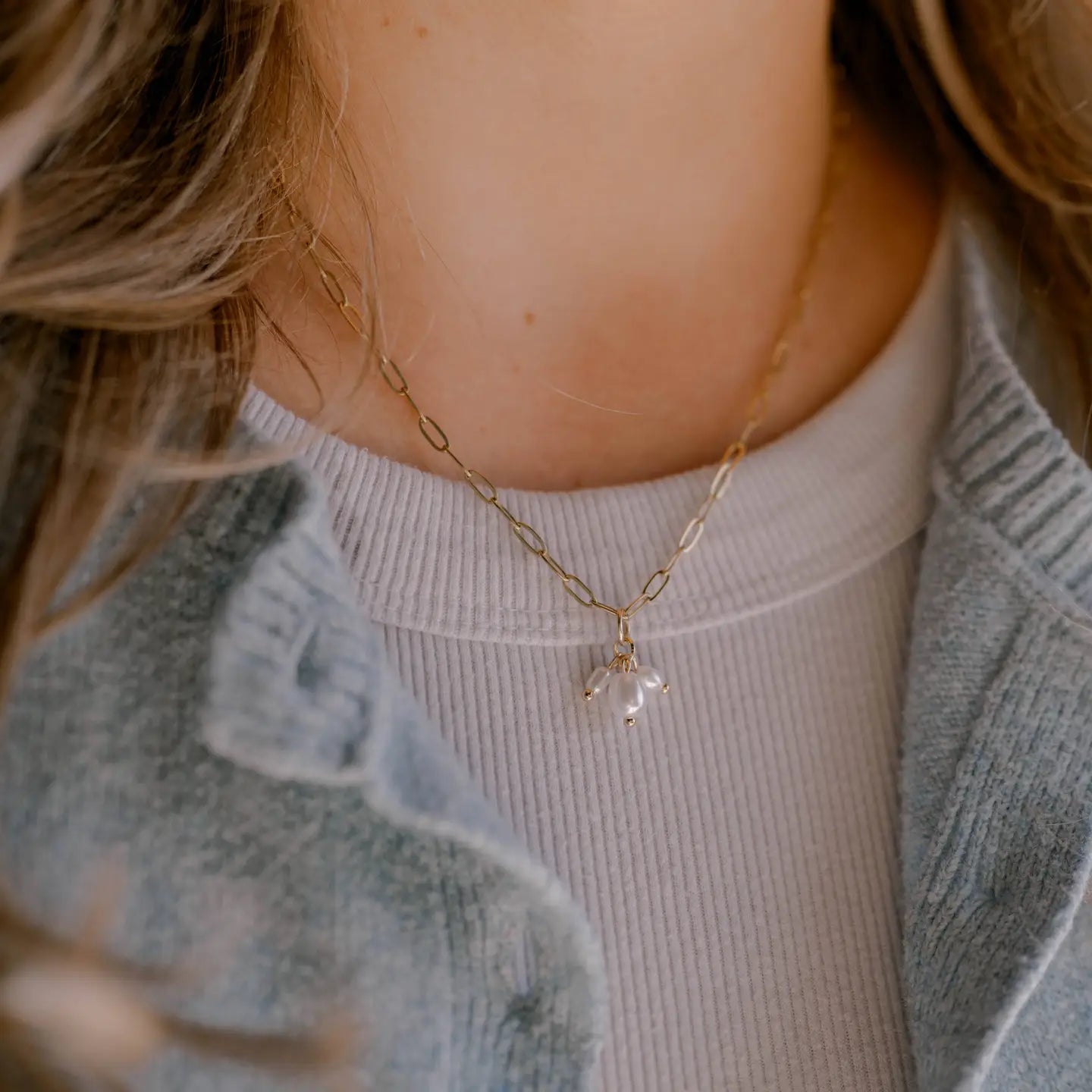 'MADE IN HIS IMAGE' CHARM NECKLACE
