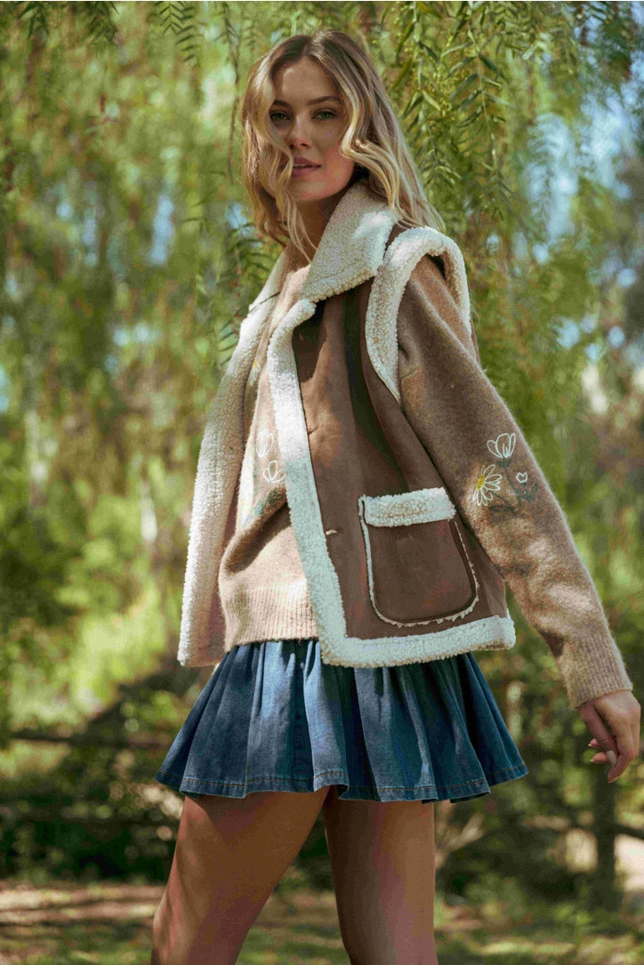 LENNOX VEST - CHESTNUT