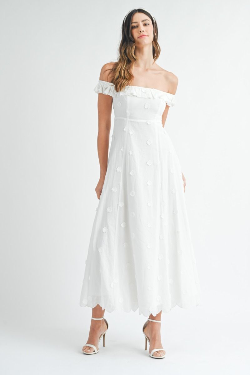 FLOWER GIRL DITSY MAXI DRESS