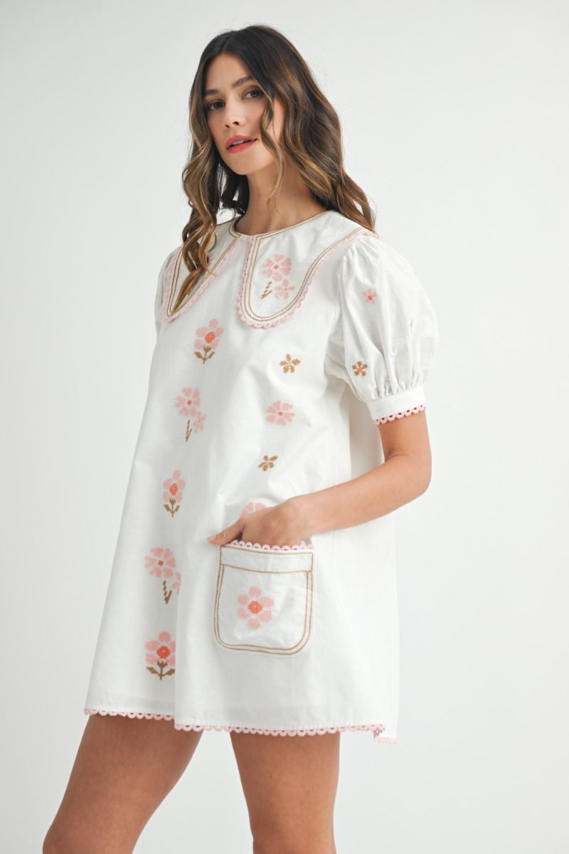 FLOWER CHILD MINI DRESS