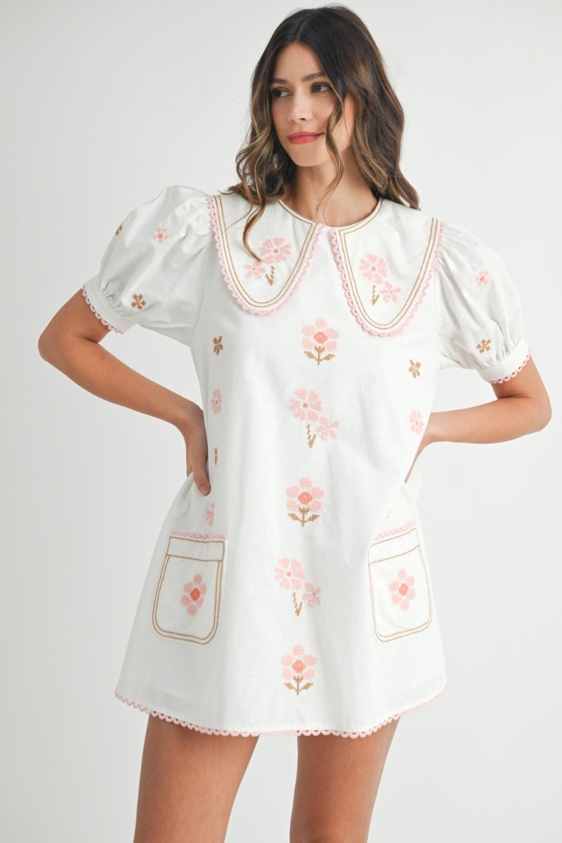 FLOWER CHILD MINI DRESS