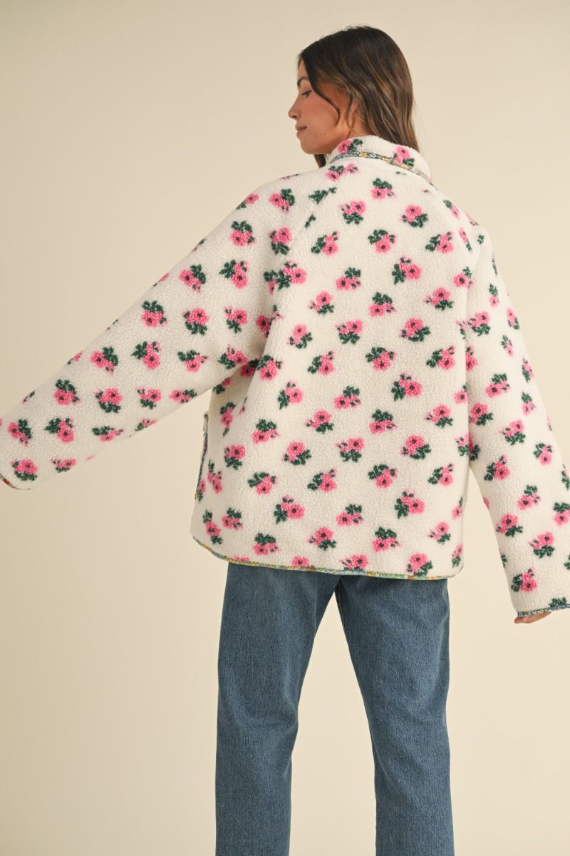 BENNY SHERPA JACKET - IVORY