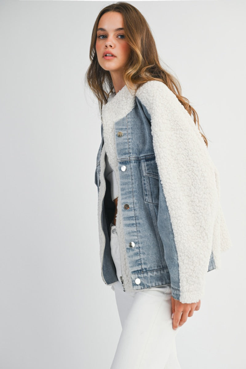 ASPEN SHERPA DENIM JACKET