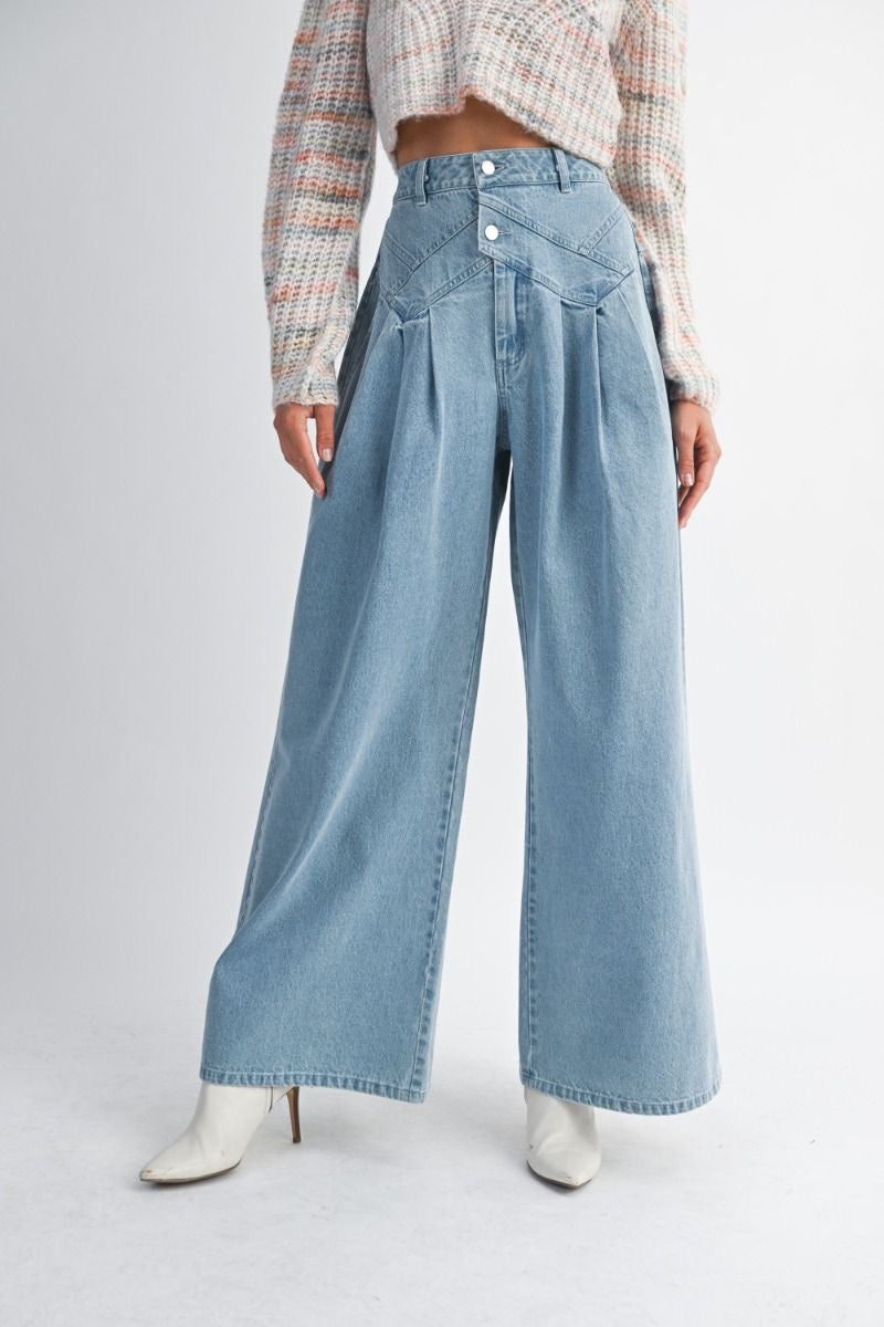 CHLOE WIDELEG JEANS