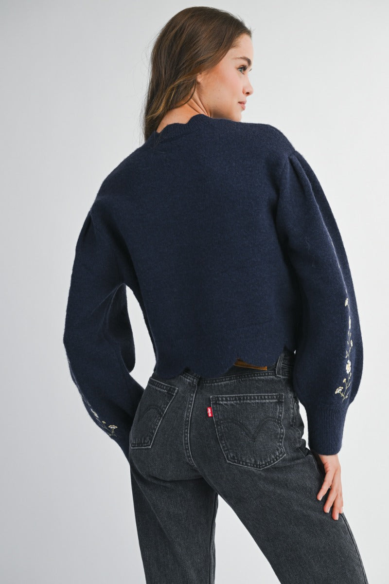 HONEY GIRL KNIT - NAVY