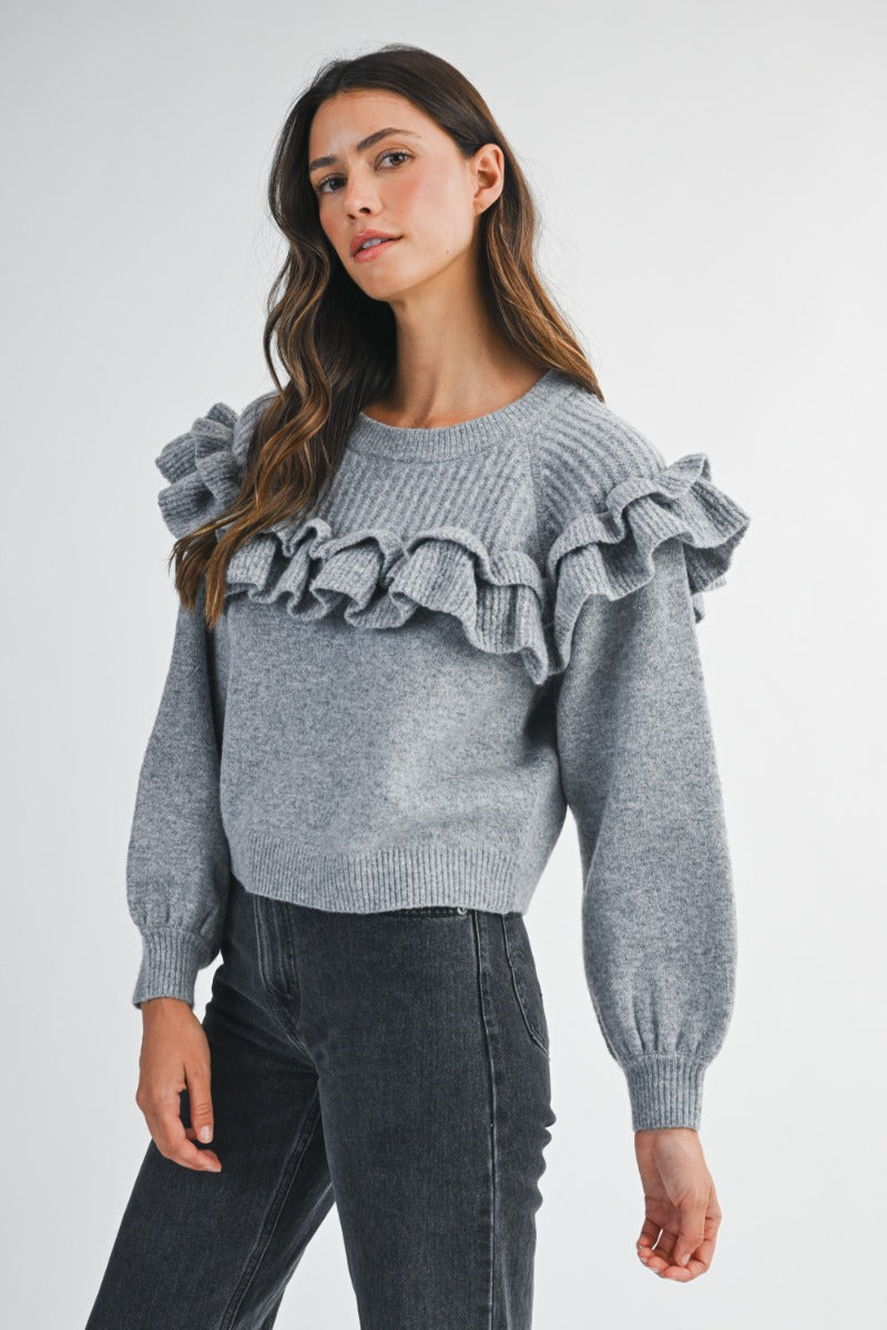 ANABELLE SWEATER - SLATE