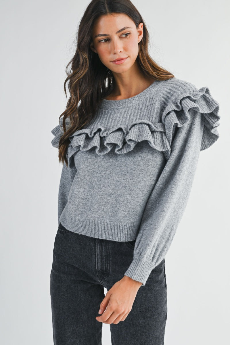 ANABELLE SWEATER - SLATE