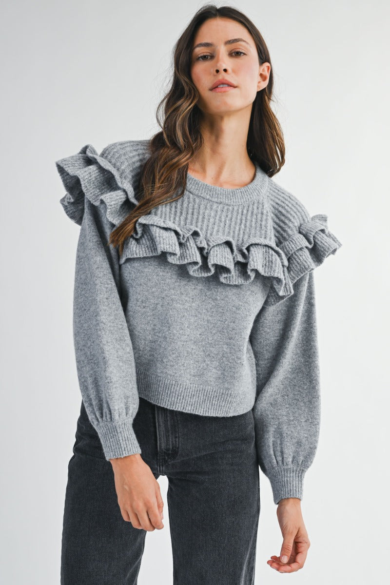 ANABELLE SWEATER - SLATE