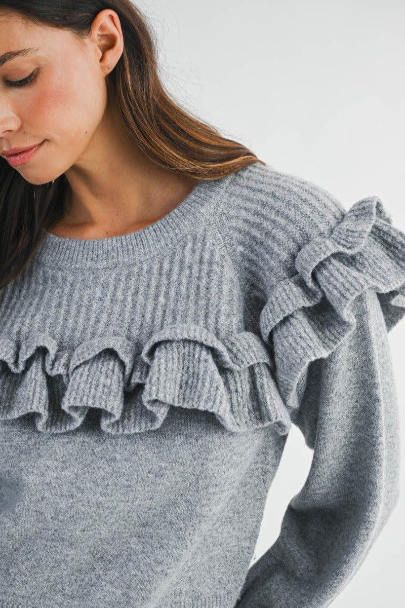 ANABELLE SWEATER - SLATE