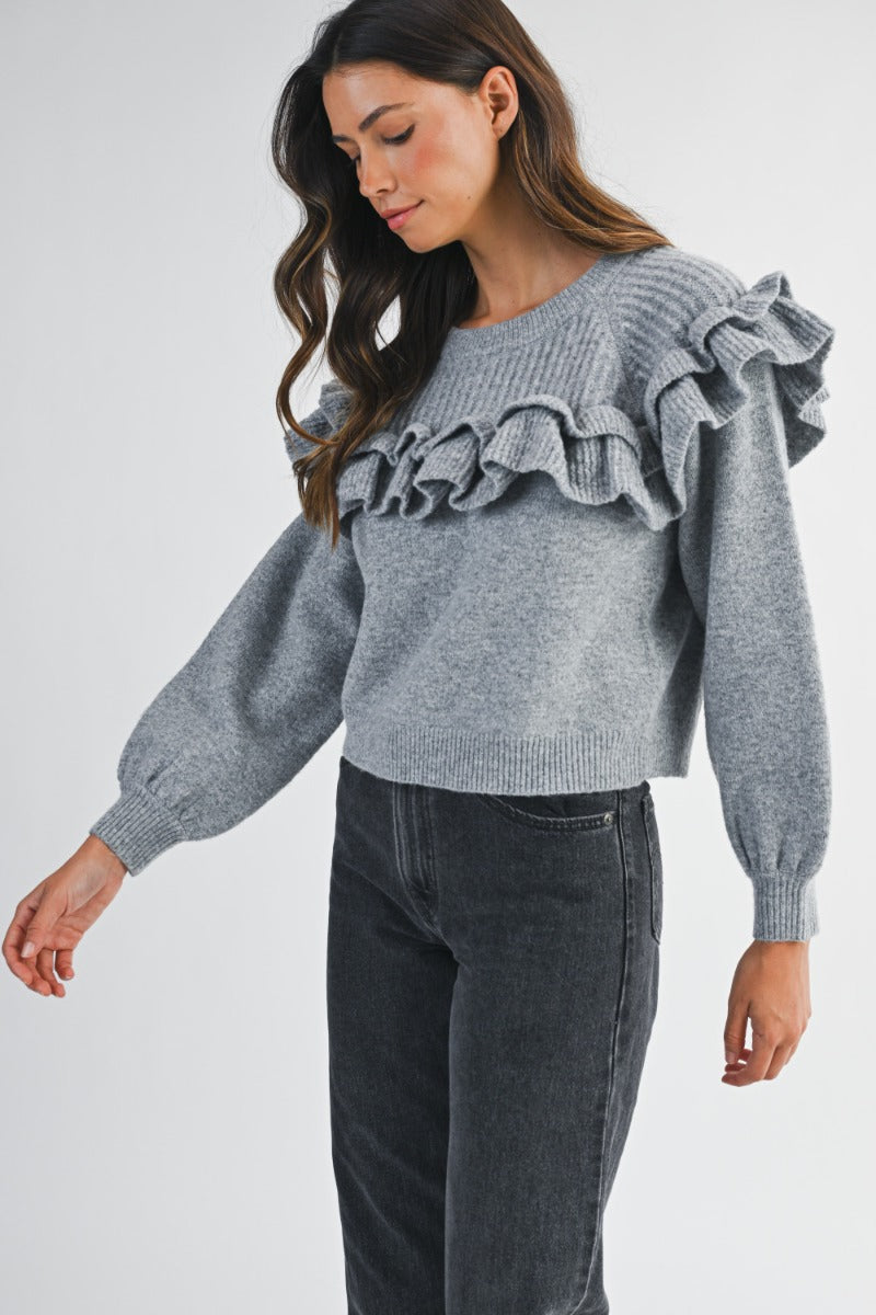 ANABELLE SWEATER - SLATE