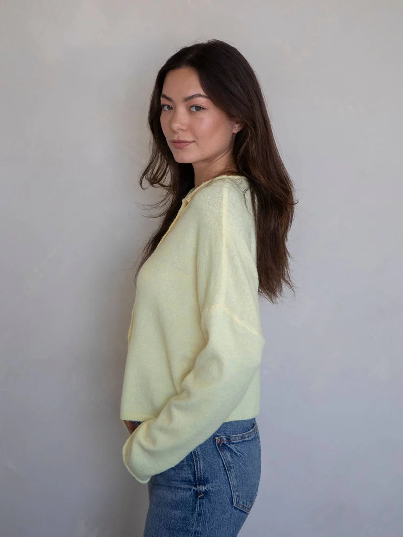 CHURCH GIRL KNIT - BUTTER YELLOW