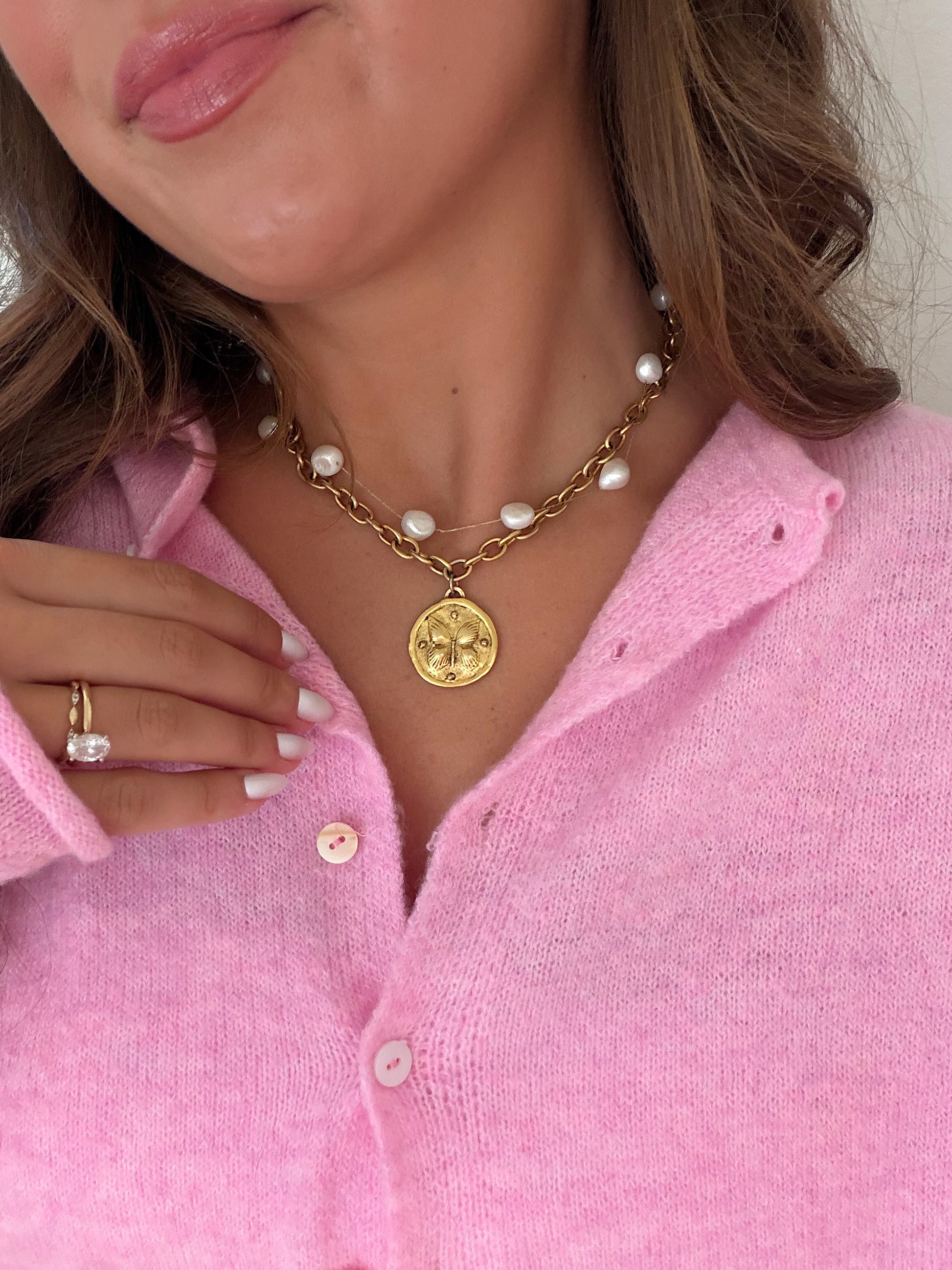 True North Reversible Butterfly Necklace
