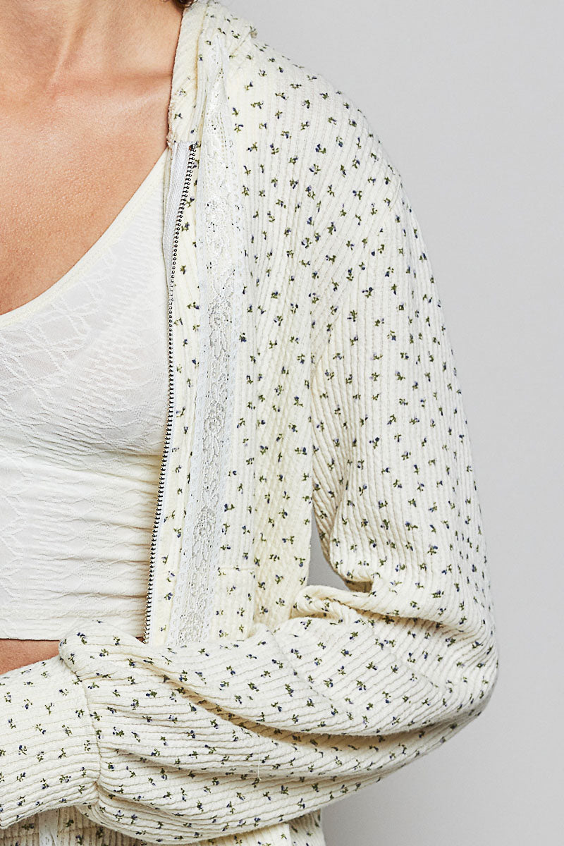 Delora Floral Lounge Hoodie