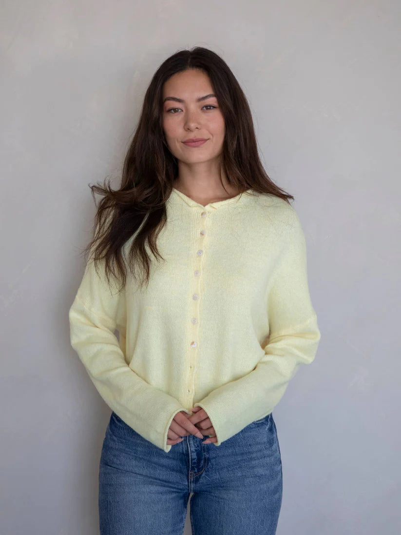 CHURCH GIRL KNIT - BUTTER YELLOW
