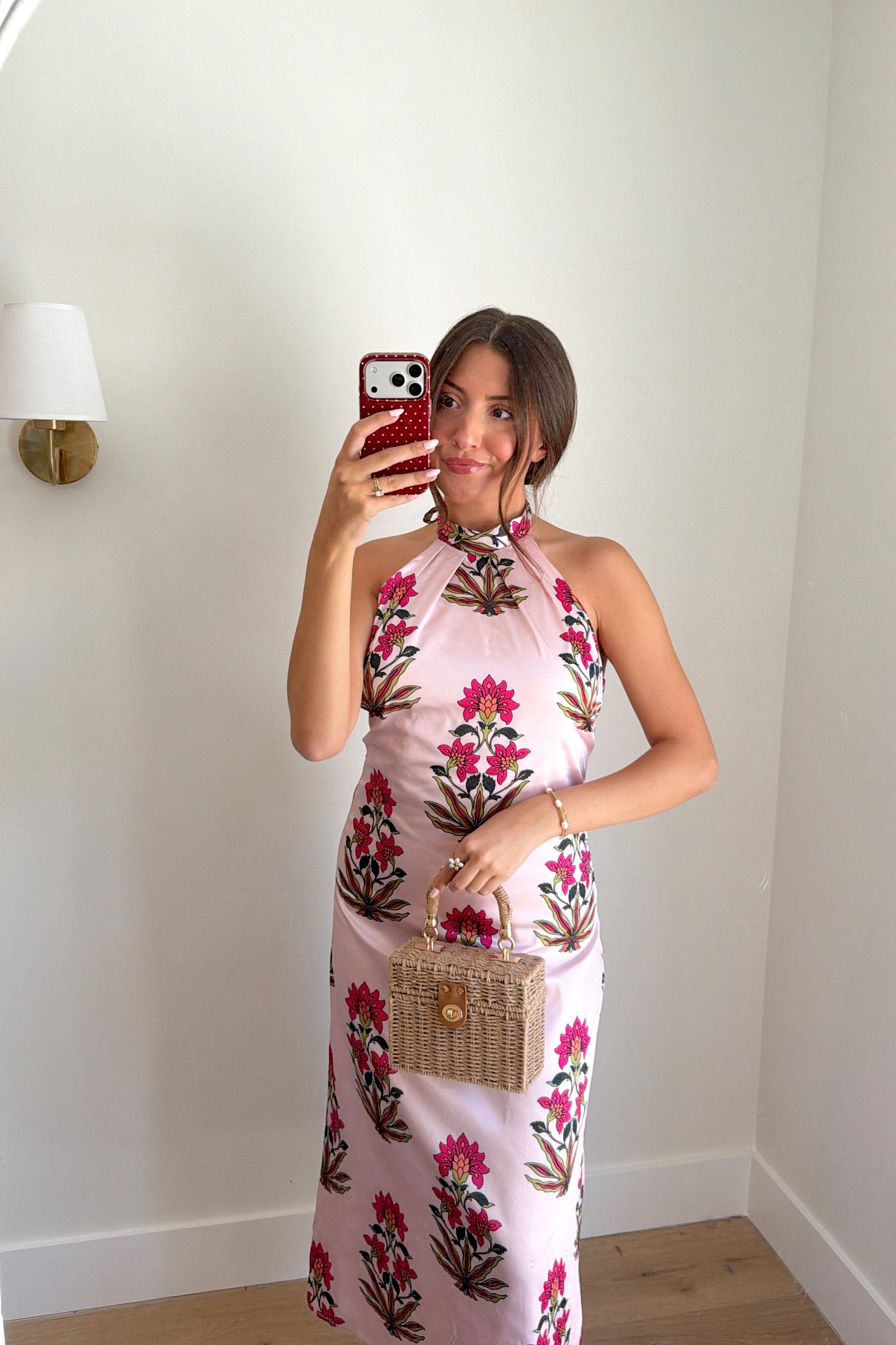 Josie Block-Print Midi