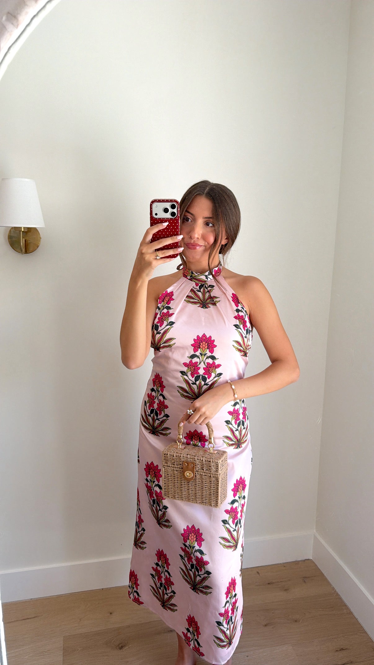Josie Block-Print Midi