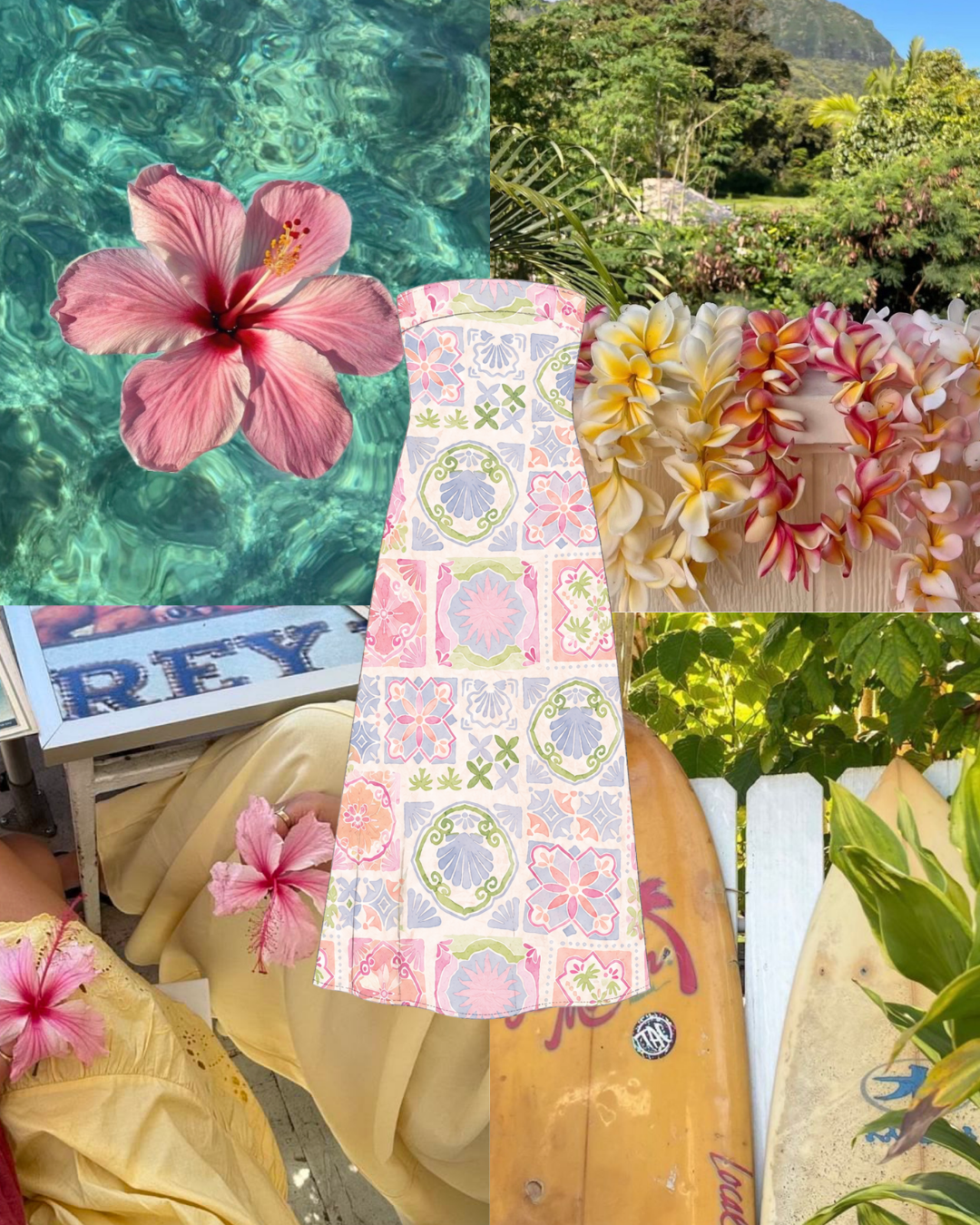 St Barths Watercolor Maxi Dress