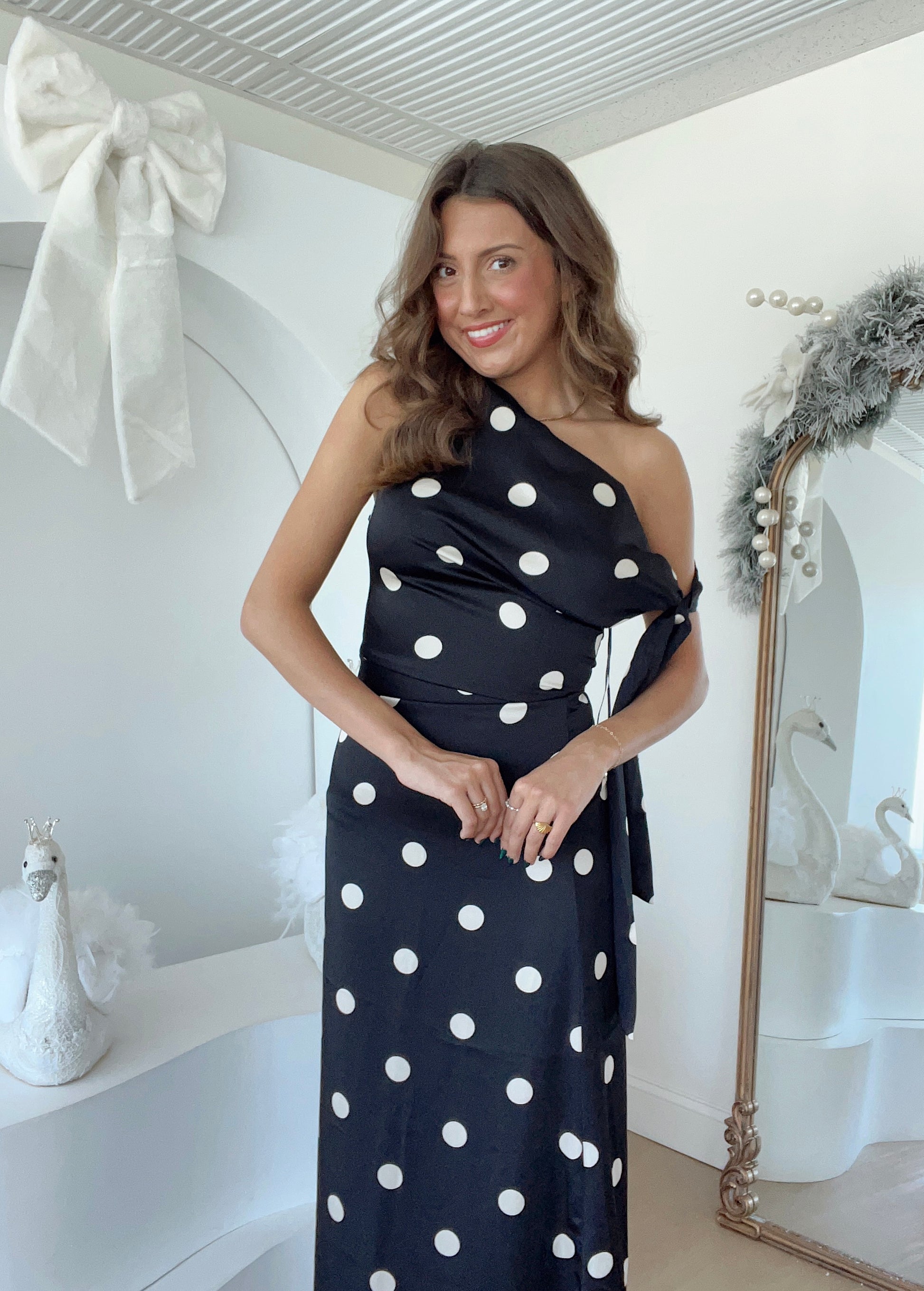Aster Polka  Dot Maxi