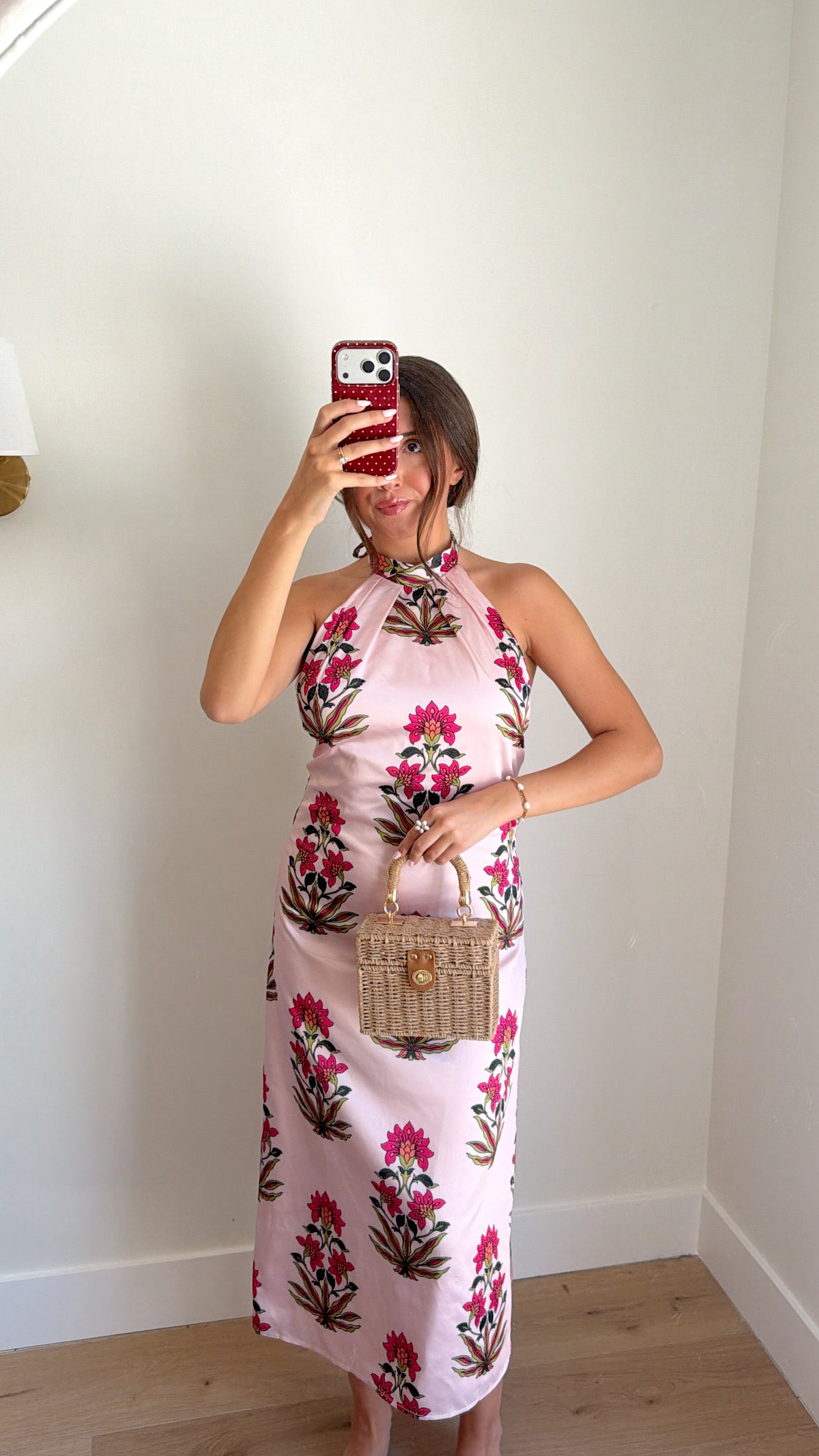 Josie Block-Print Midi
