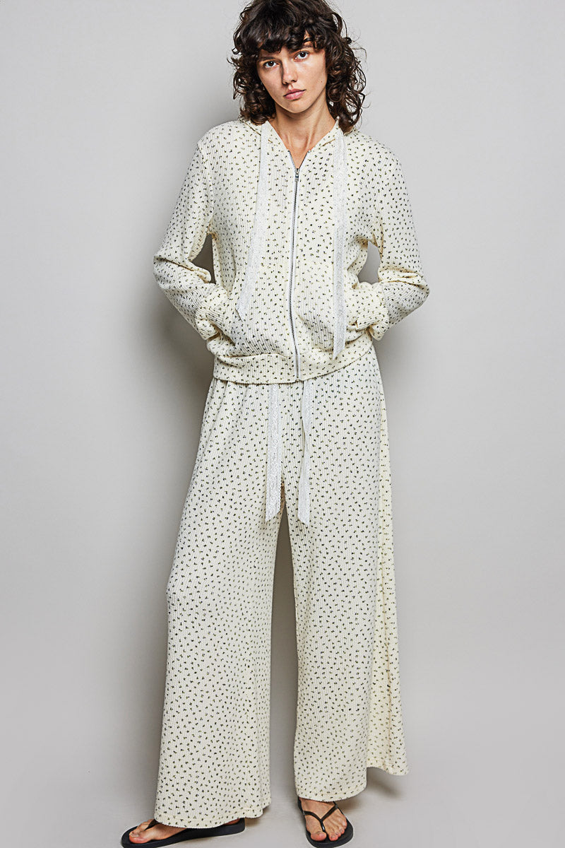 Delora Floral Lounge Hoodie