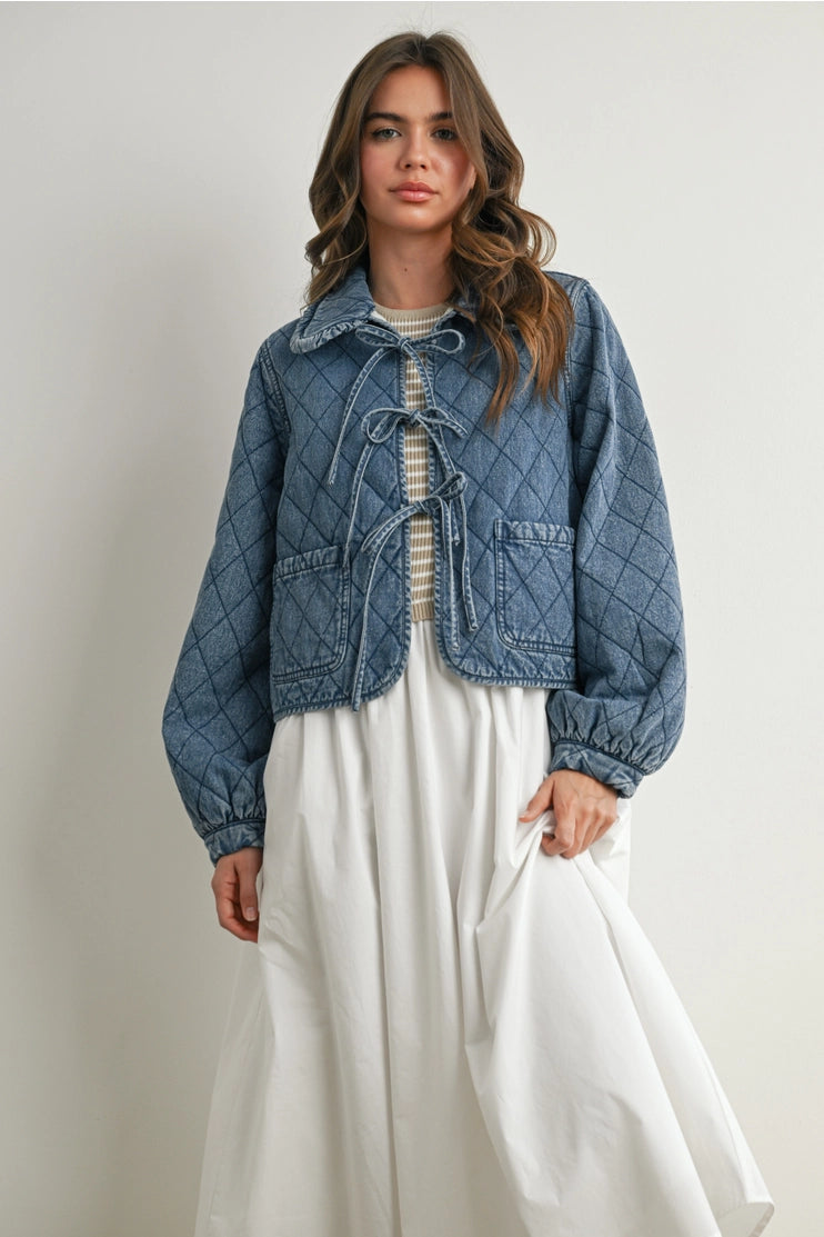 BLUEBIRD QUILTED DENIM JACKET