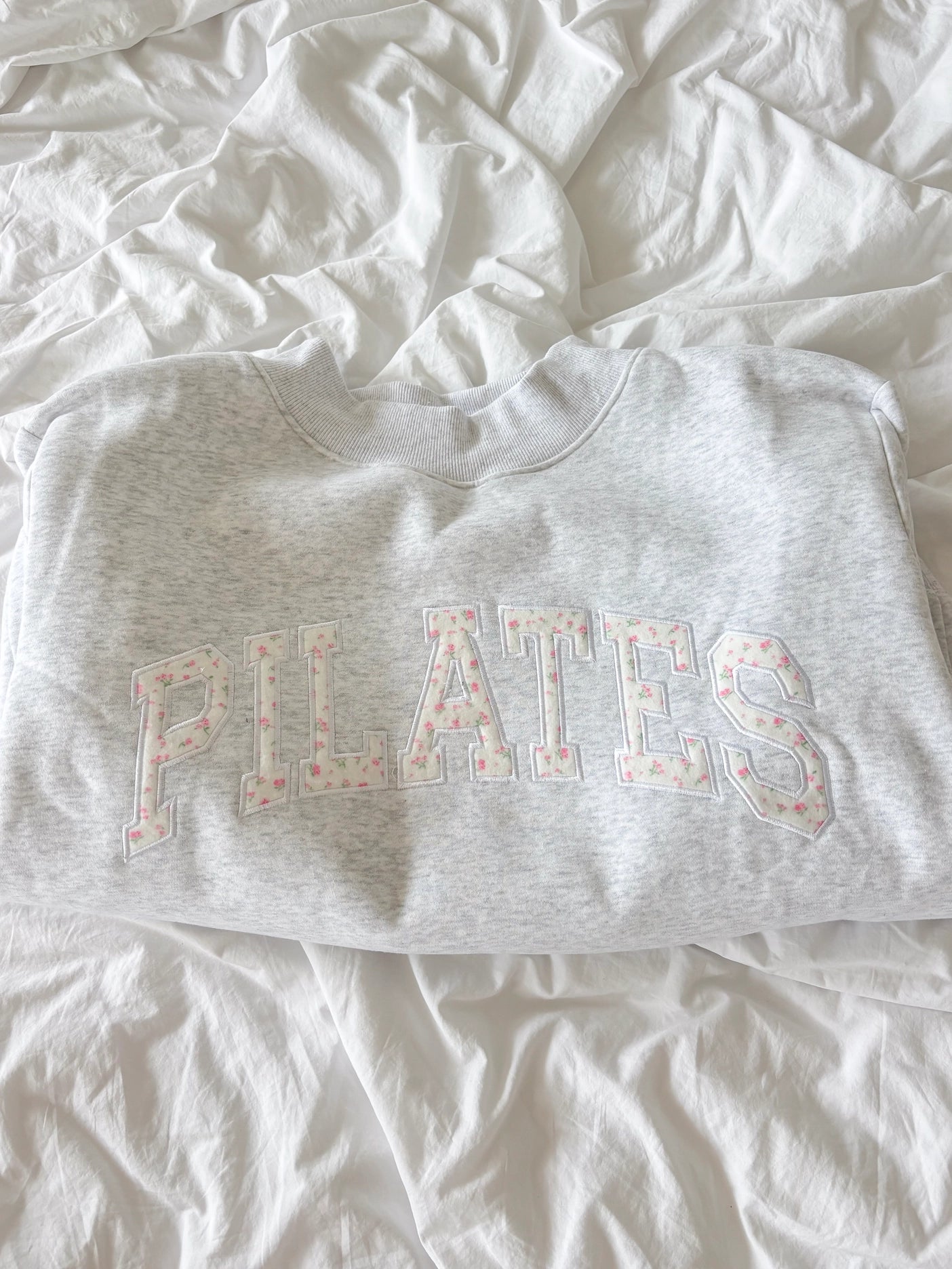 Floral Pilates Mockneck